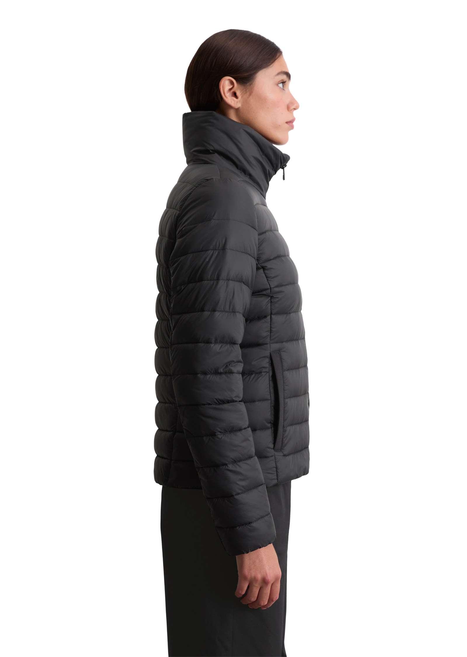 Marc O'Polo Outdoorjacke »mit recycelten Materialien«, ohne Kapuze
