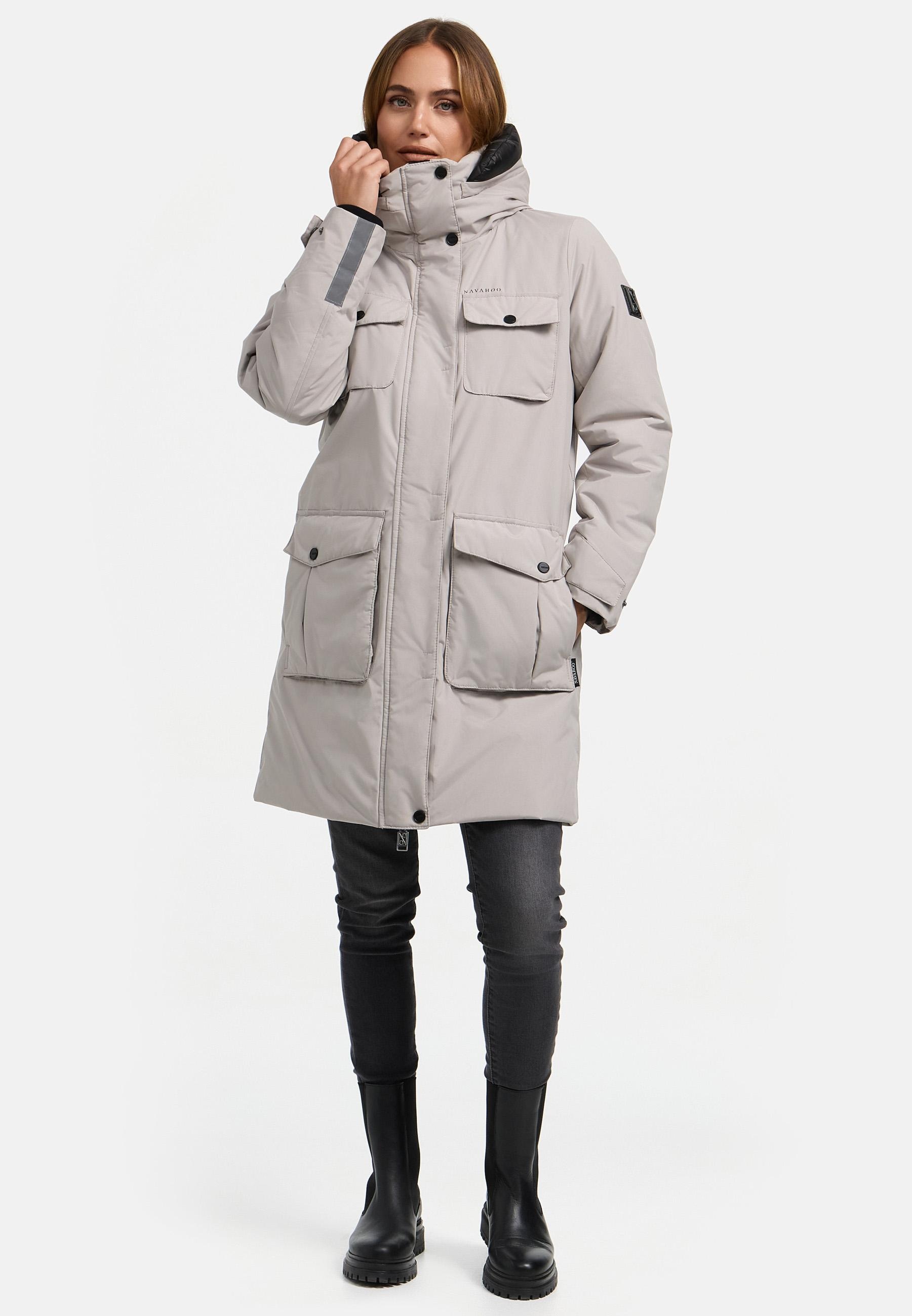 Navahoo Winterjacke »Eissturm 14«, mit Kapuze, Wasserabweisende Jacke mit Kapuze