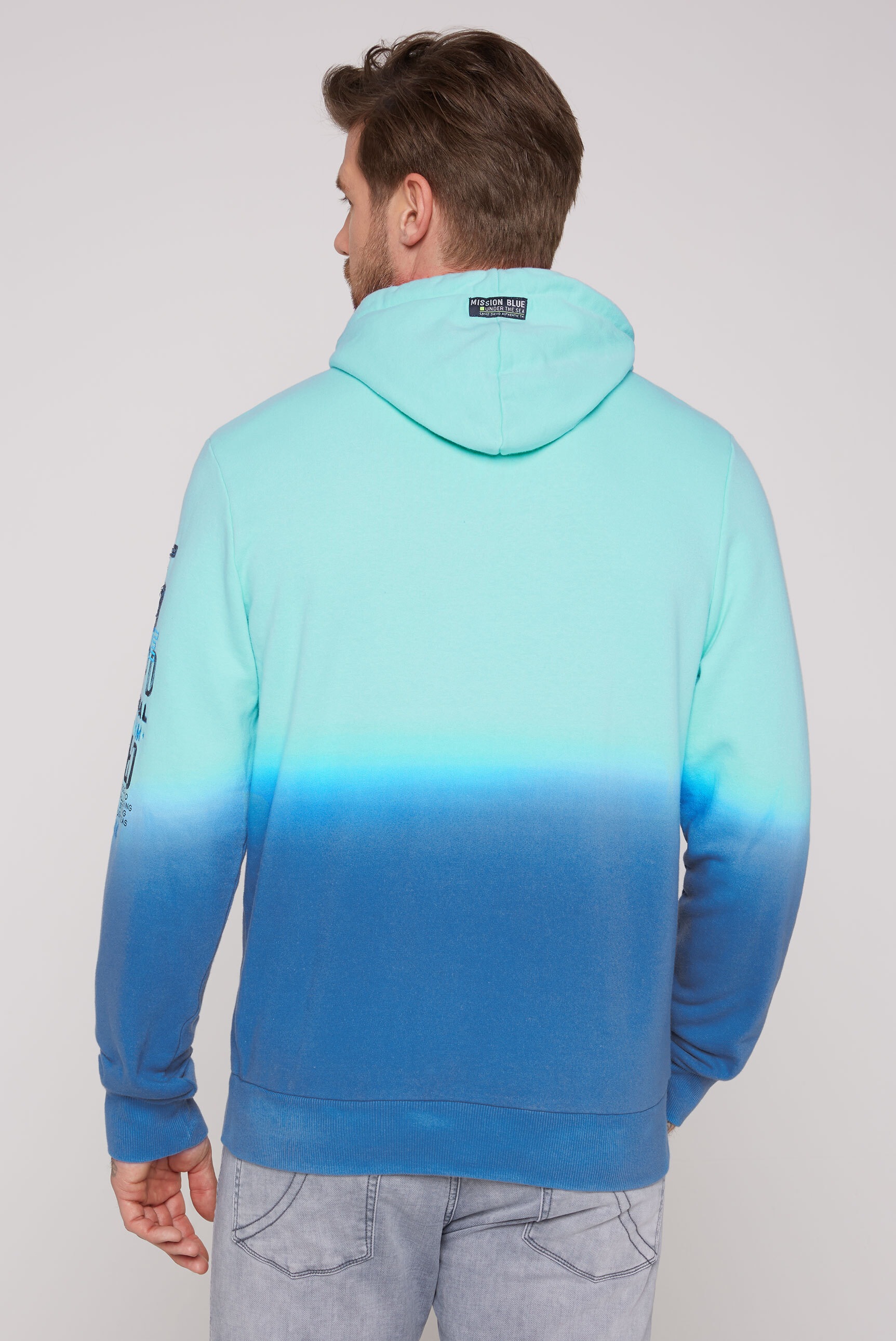 CAMP DAVID Kapuzensweatshirt, mit Farbverlauf