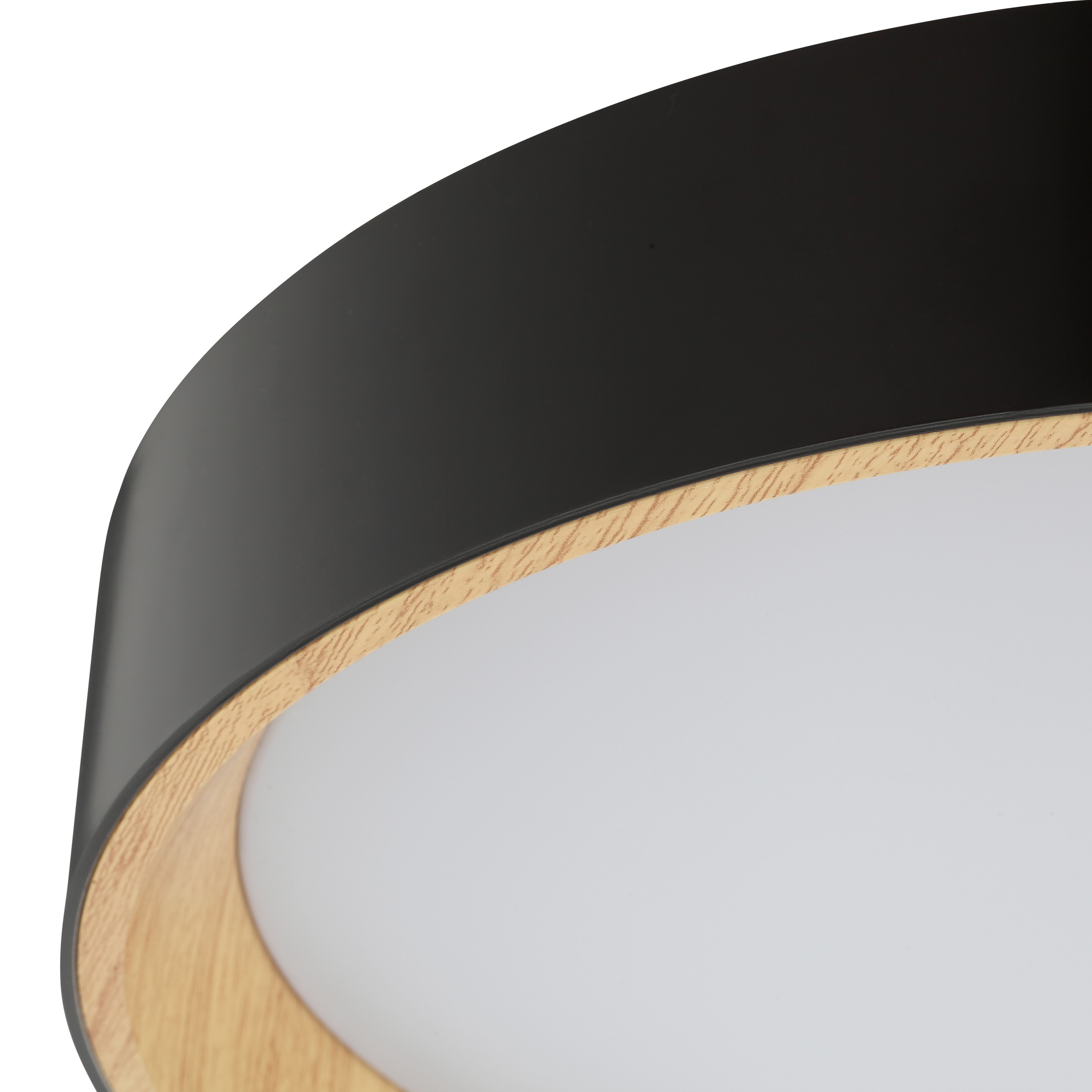 Brilliant LED Deckenleuchte »Larios« LED-Modul 1 Stk. warmweiß - kaltweiß Ø 39 cm, 2100lm, 3000-6500K, dimmbar, braun/schwarz