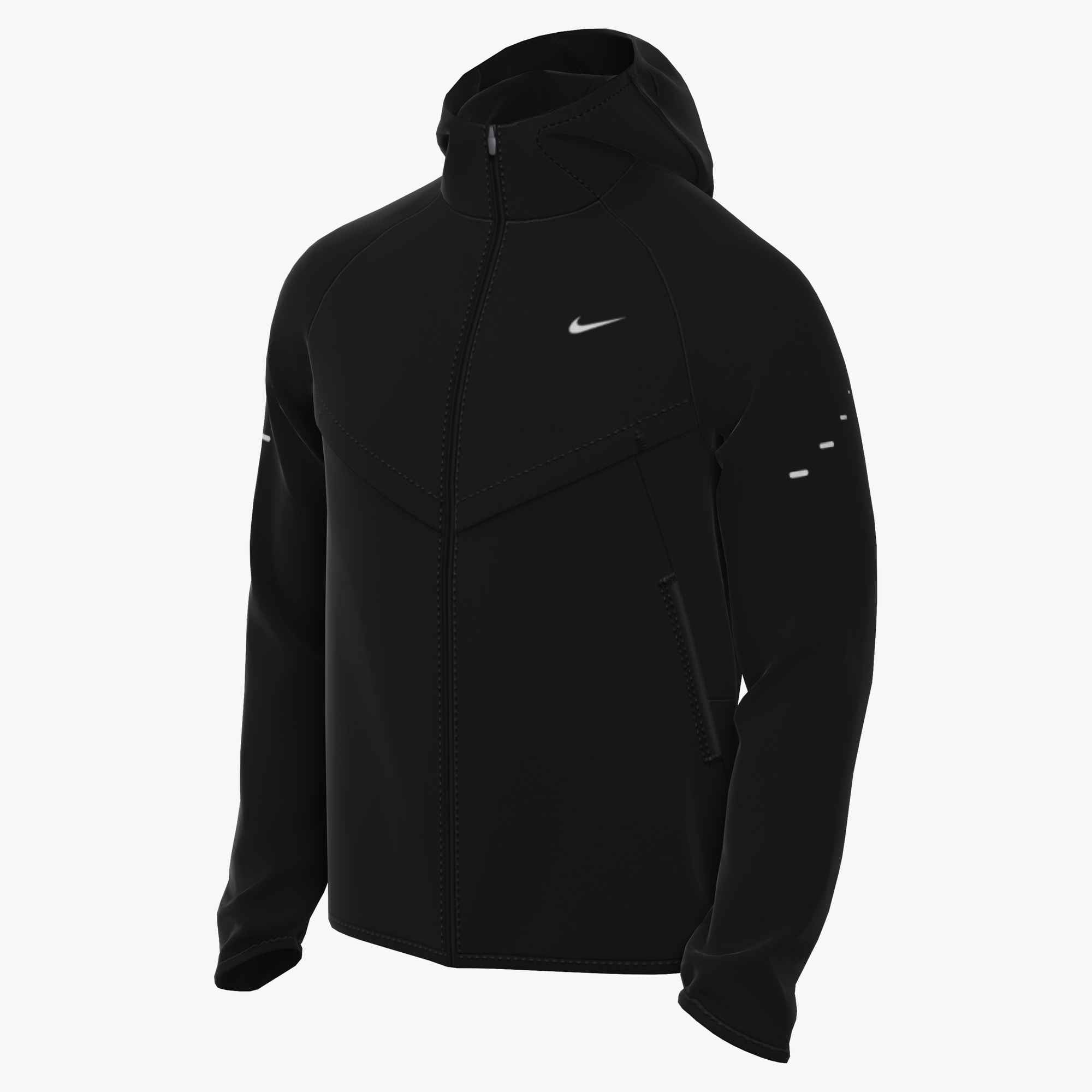 Nike Laufjacke »M NK UV RPL STRIDE JACKET« mit Kapuze für sportliche Aktivitäten, mit Kapuze, wasserabweisend