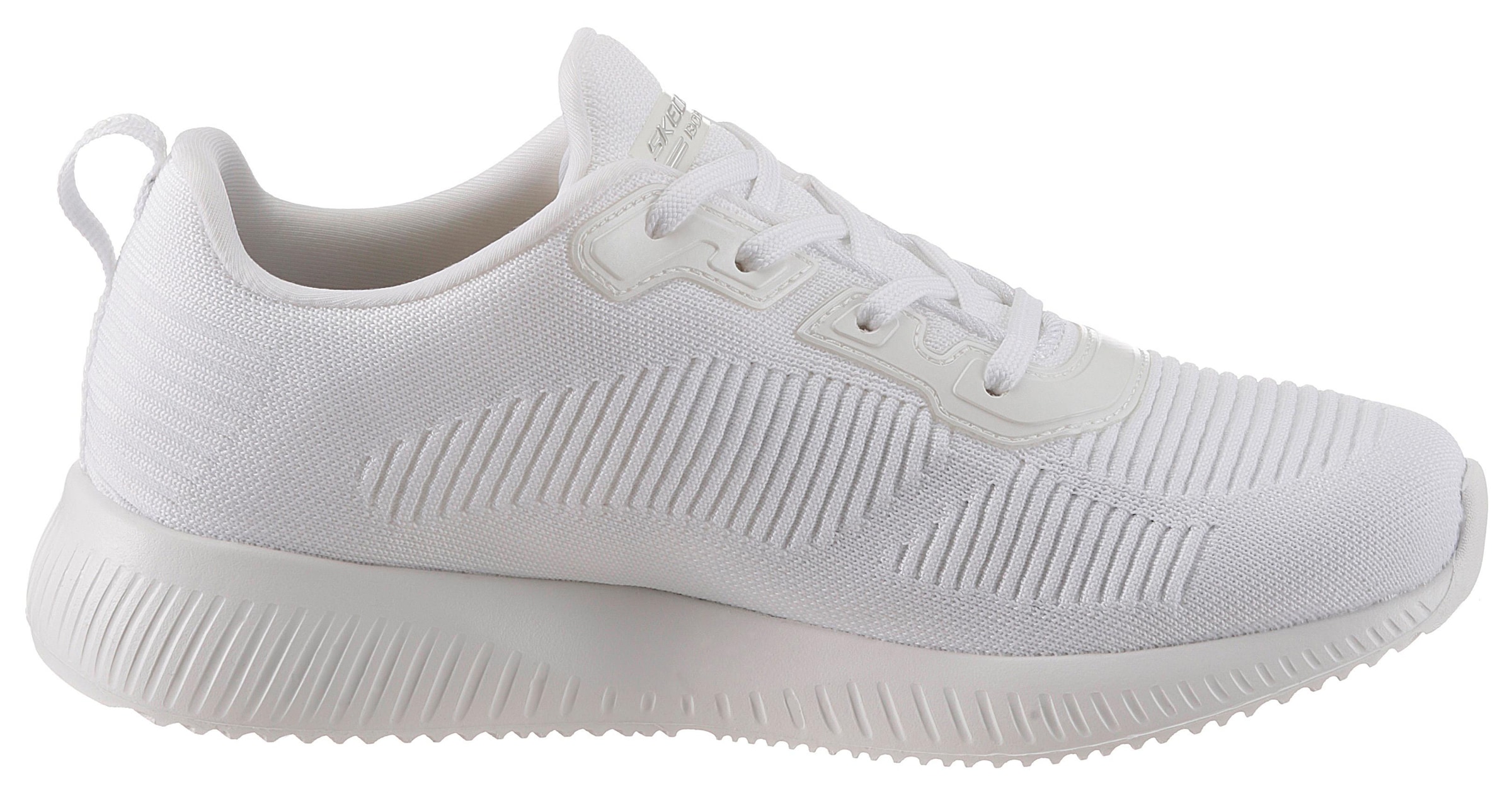 Skechers Sneaker »Bobs Squad - Tough Talk«, Freizeitschuh, Halbschuh, Schnürschuh mit Skech-Knit