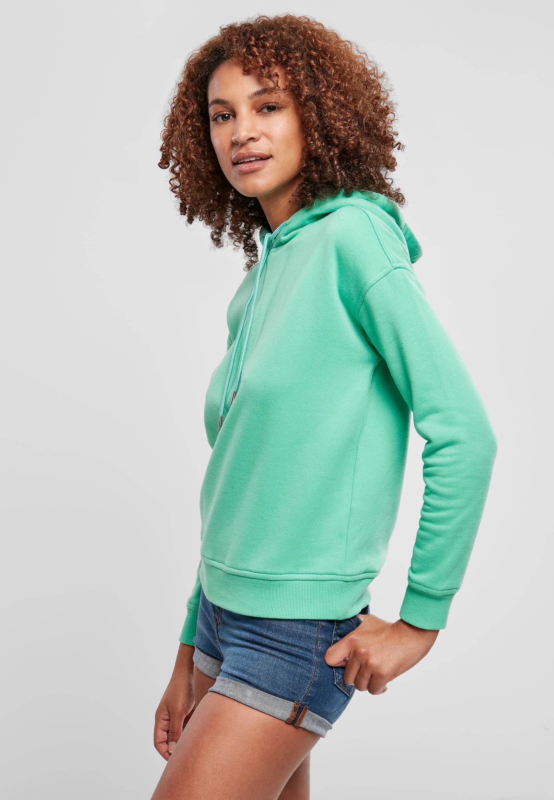 URBAN CLASSICS Kapuzenpullover »Urban Classics Damen Ladies Hoody«, (1 tlg.)