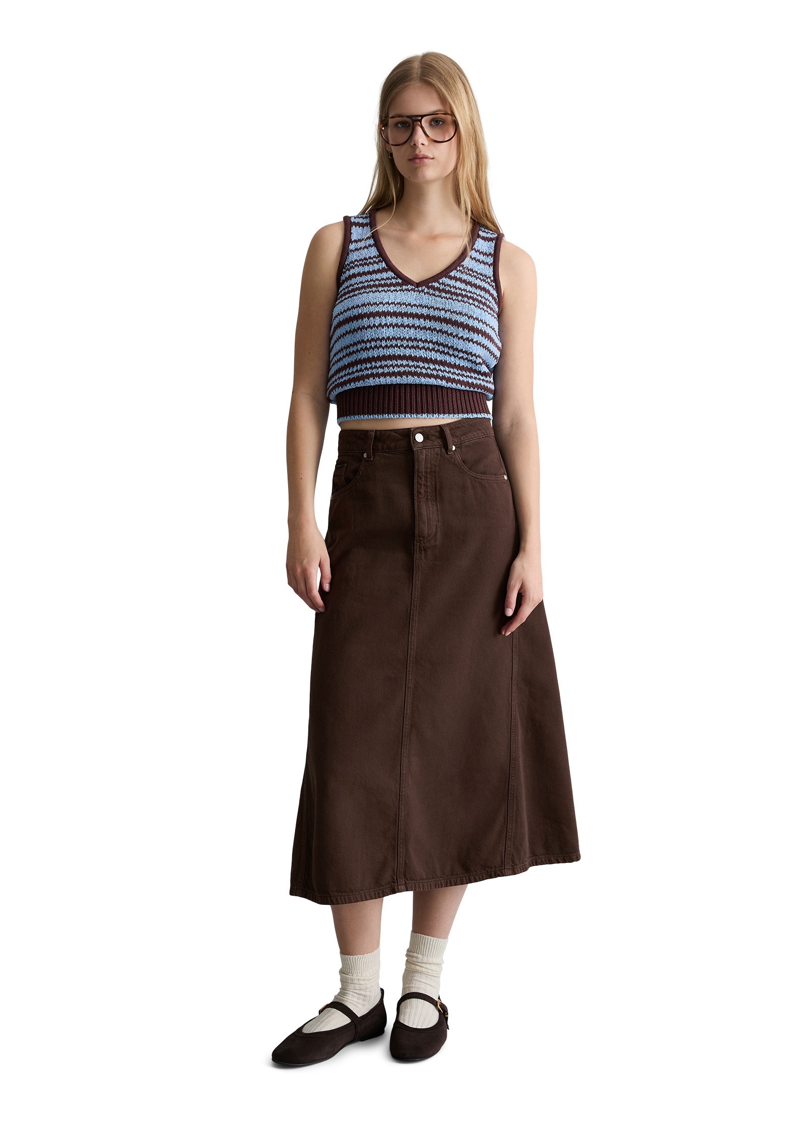 Marc O'Polo DENIM Jeansrock »aus Organic-Cotton-Lyocell-Mix«
