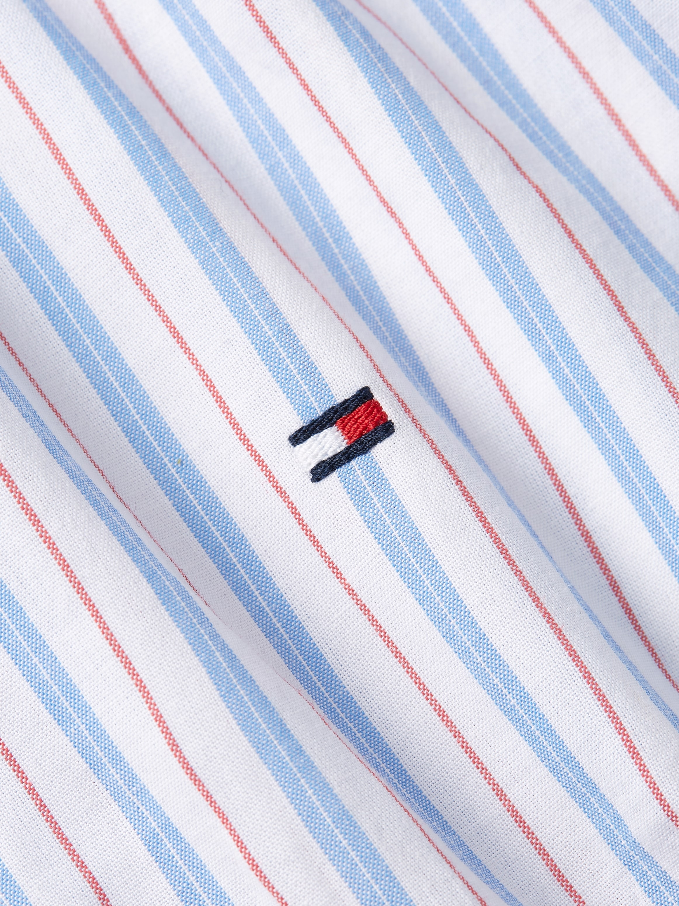 BAUR Langarmhemd SHIRT«, »NATURAL EASY Hilfiger | STP Knopfleiste SOFT mit für RF Tommy ▷