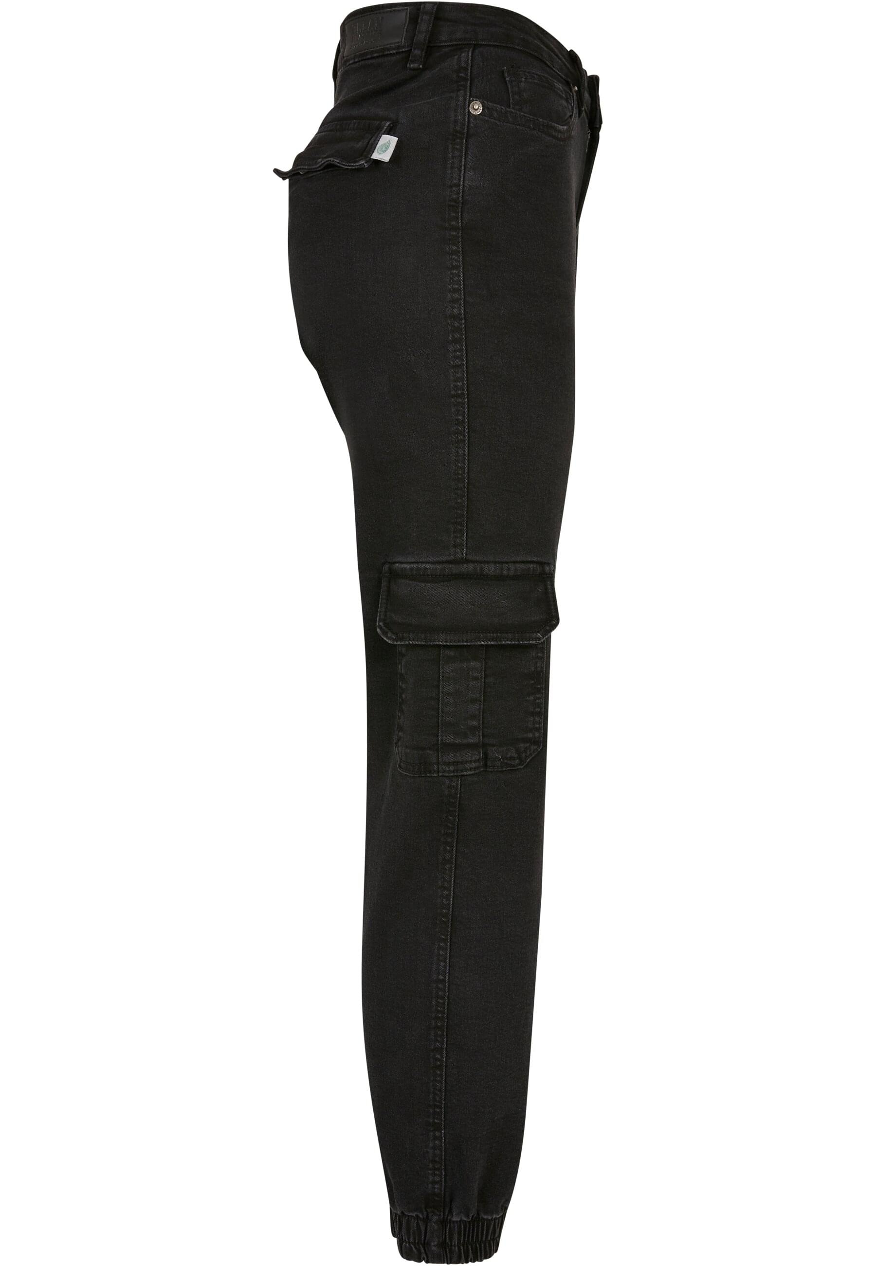 URBAN CLASSICS Stoffhose »Urban Classics Damen Ladies Organic Stretch Denim Cargo Pants«, (1 tlg.)