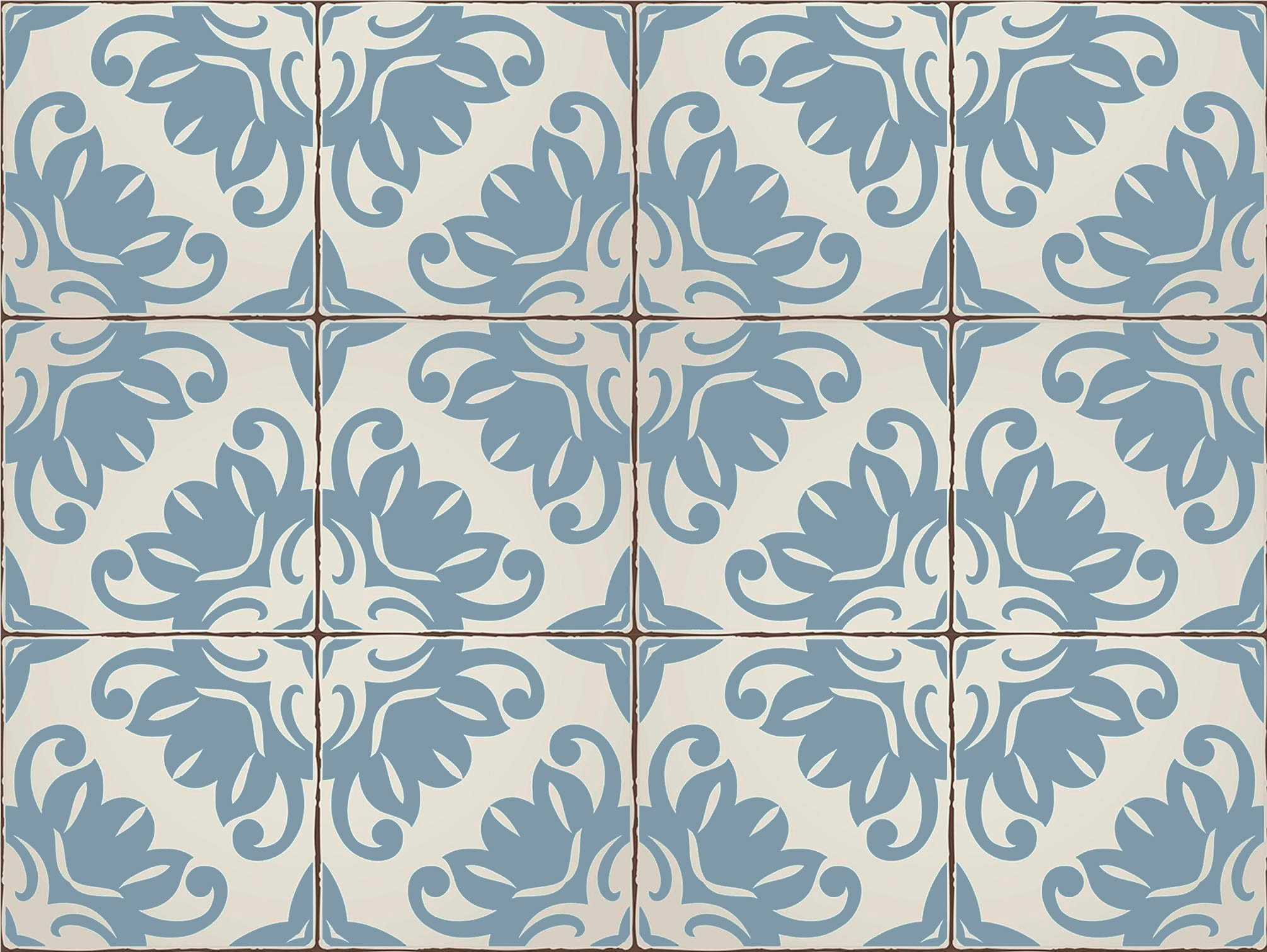 OTTO home Fliesenaufkleber "Ornamente" Stickerfliesen, selbstklebend, Sticker, 12er Set