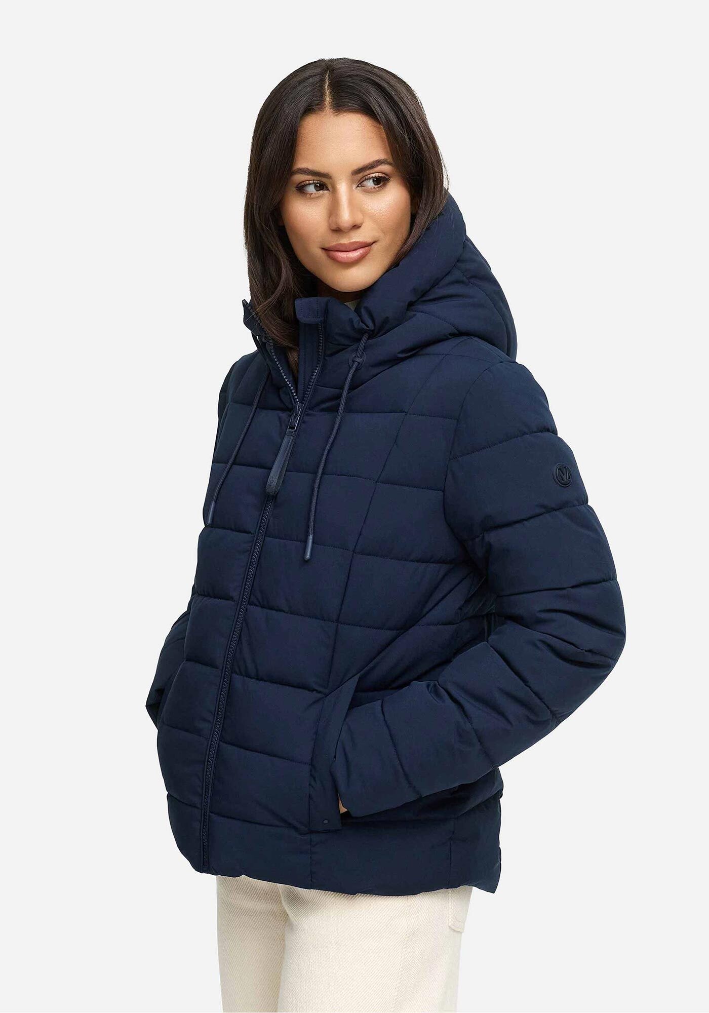 MARIKOO Damen Winterjacke "Tayenaa", blau, Gr. L, Obermaterial: 100% Polyester; Futter: 100% Polyester; Wattierung: 100% Polyester; Ärmelfutter: 100%