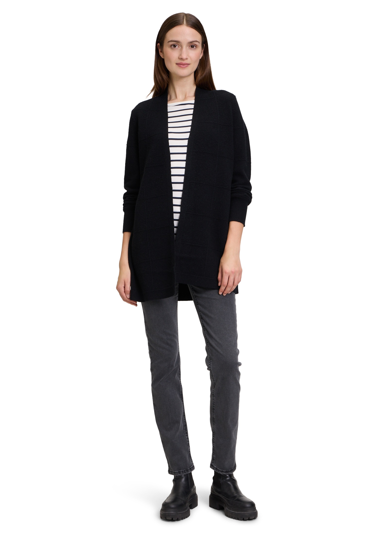 Betty Barclay Strickjacke »Betty Barclay Longstrickjacke mit Struktur«, Material