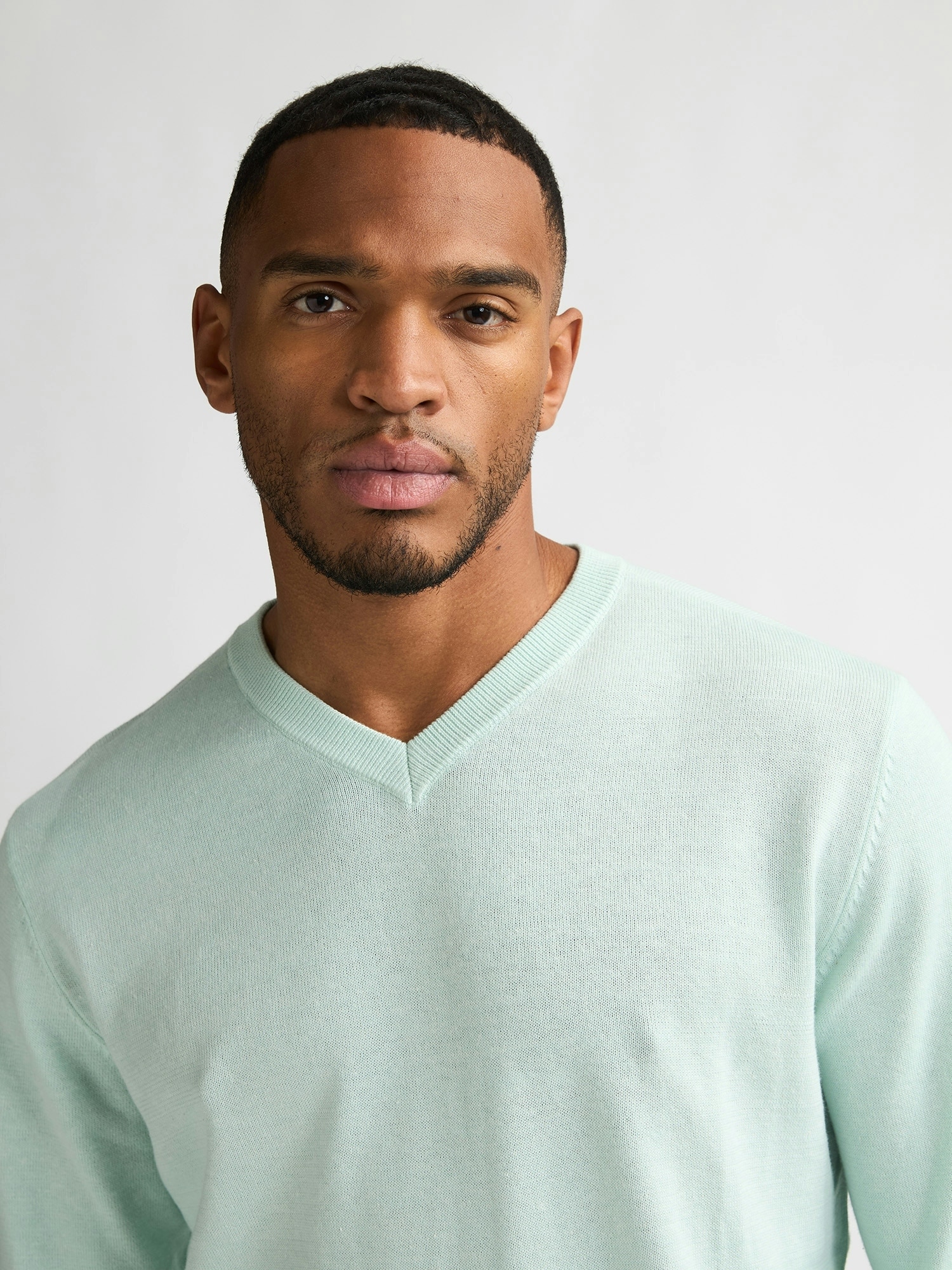 Petrol Industries V-Ausschnitt-Pullover »V-Neck Basi« Materialmix mit Baumwollanteil