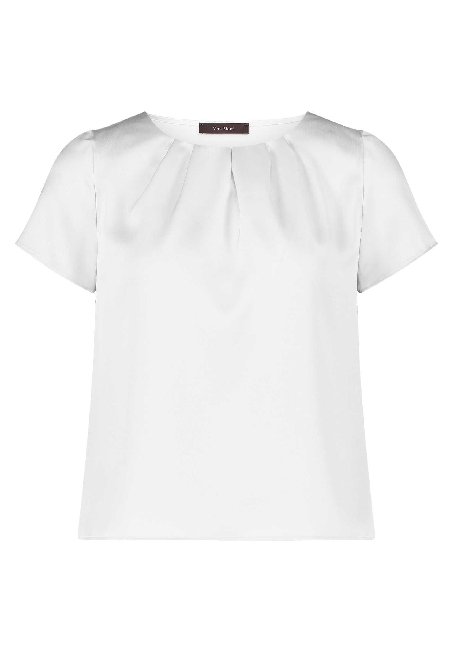 Vera Mont Satinbluse »Vera Mont Damen Satin-Bluse kurzarm«