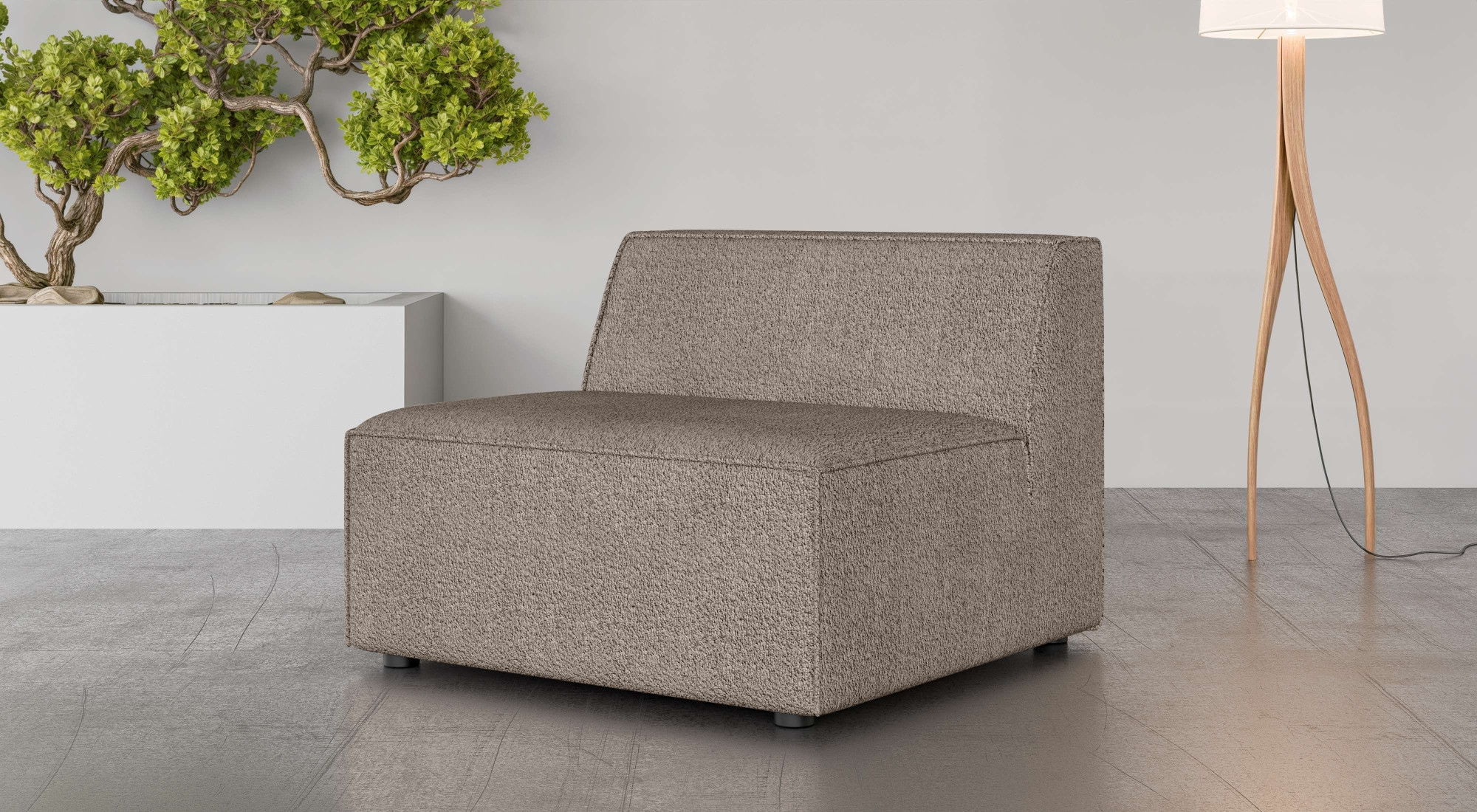 INOSIGN Sessel "Bequemer Sessel Cavan, Maße B/T/H: 90/90/72 cm", ohne Armle günstig online kaufen