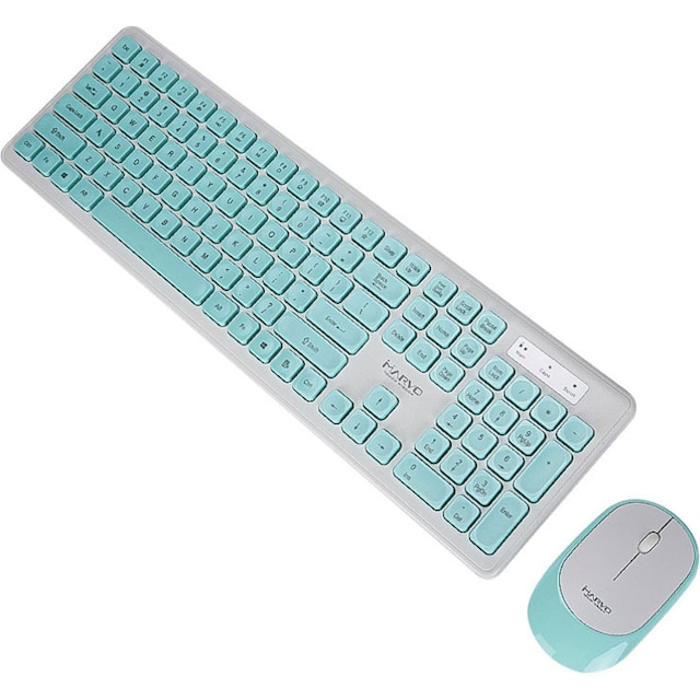 MARVO Tastatur- und Maus-Set »Marvo Wireless/kabellose Tastatur und Maus«, (1  St.) | BAUR
