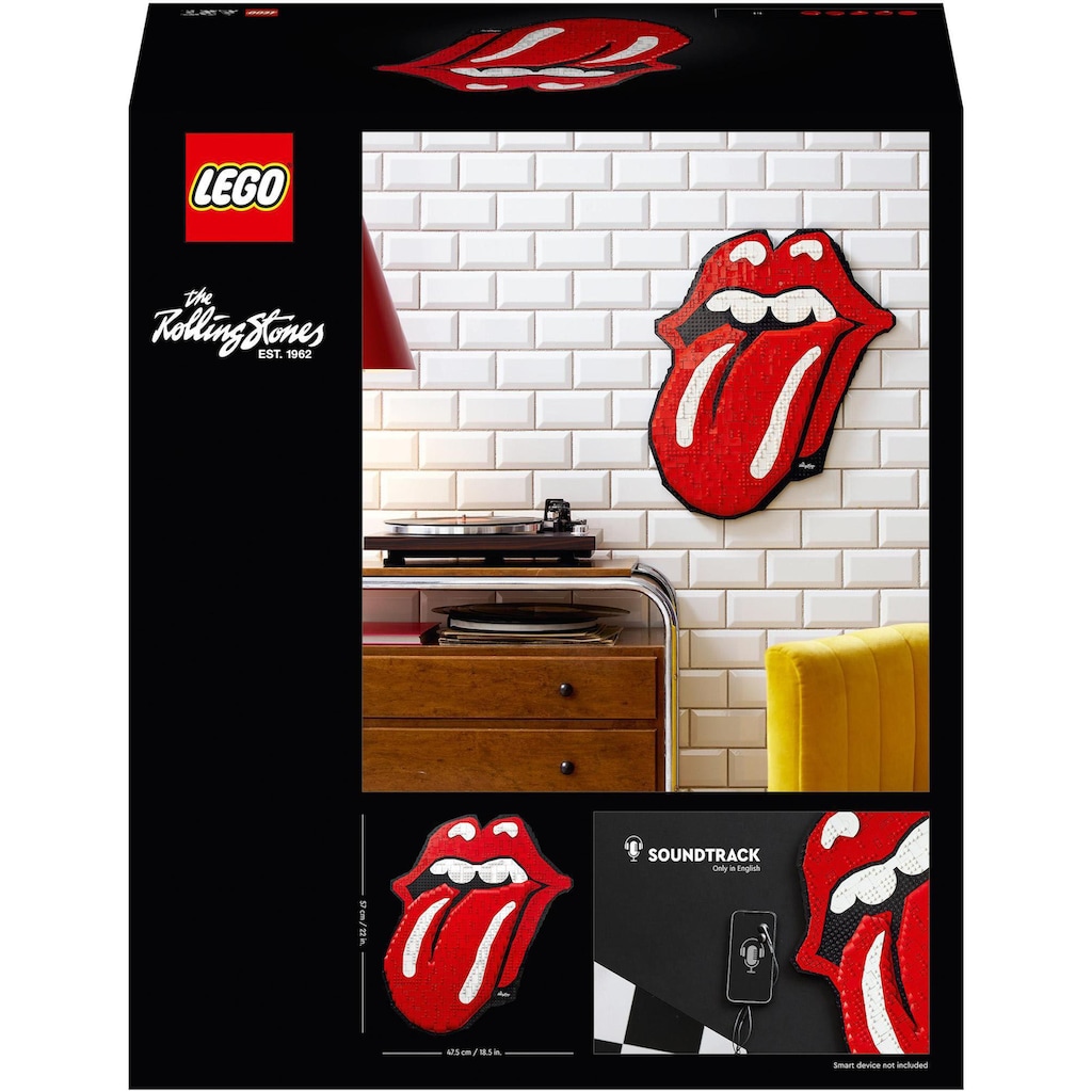 LEGO® Konstruktionsspielsteine »The Rolling Stones (31206), LEGO® ART«, (1998 St.)