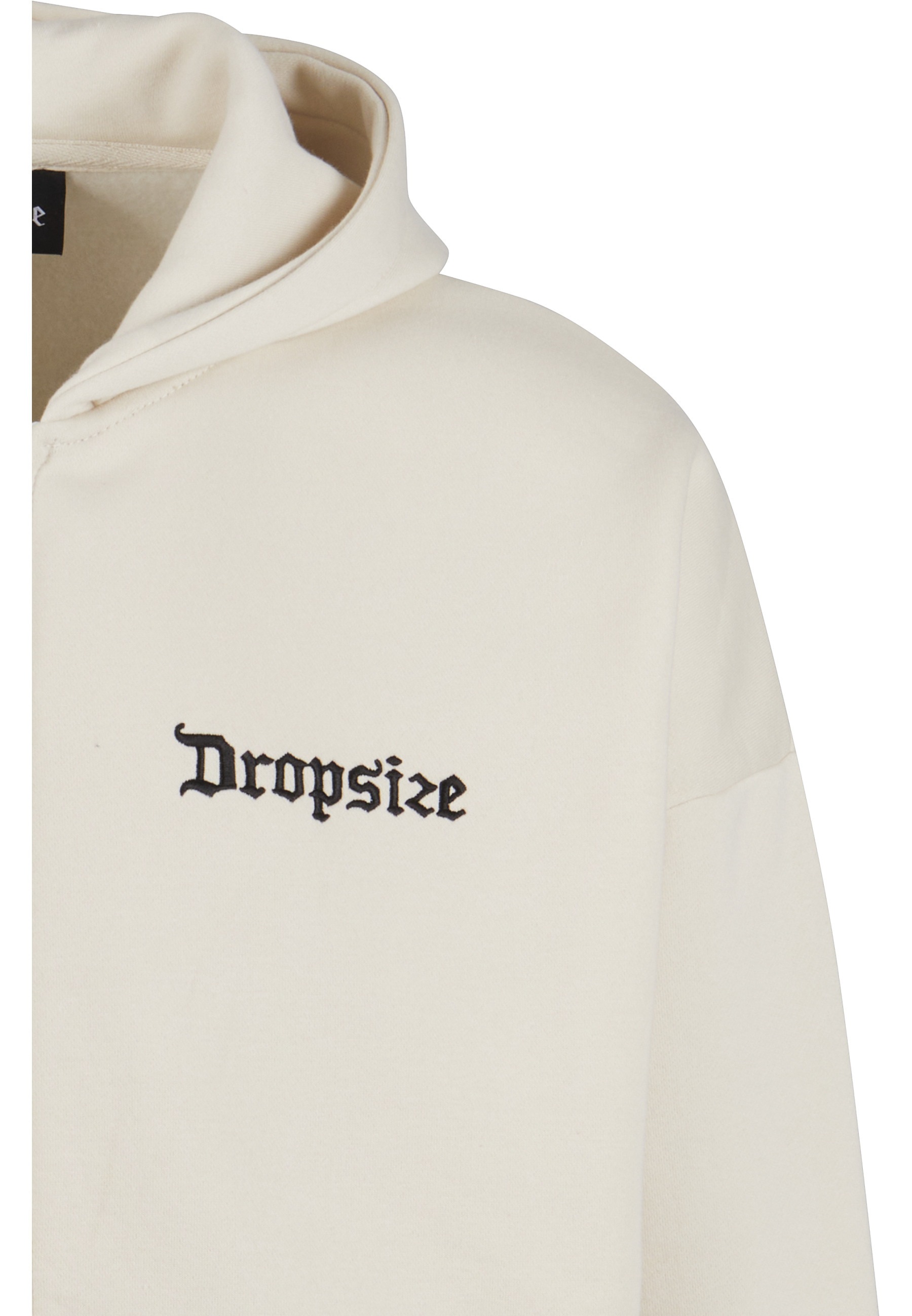 Kapuzensweatshirt DROPSIZE "Dropsize Herren Super Heavy Oversize Blank Zip Hoodie", Herren, Gr. L, coconutmilk, 100% Baumwolle, Sweatshirts 3