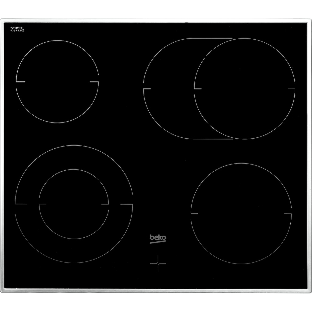 BEKO Elektro-Herd-Set »BBUE12020X«, Einbauherd-Set, BBUE12020X, mit Teleskopauszug nachrüstbar, katalytische Reinigung, (Set, 1 St.), Multifunktionsofen mit 6 Heizarten