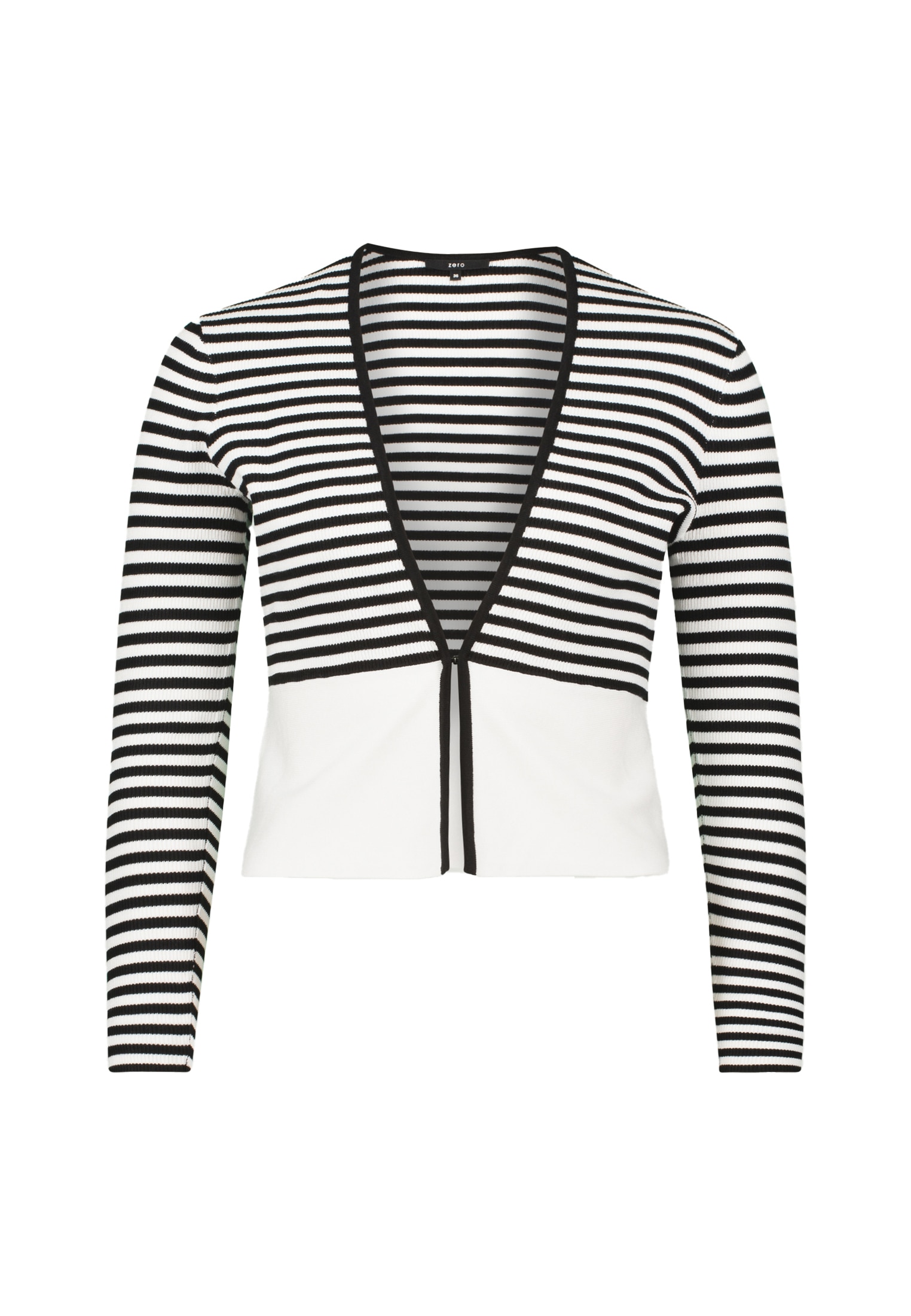 Zero Strickjacke »zero Strickjacke mit Streifen«, Plain/ohne Details