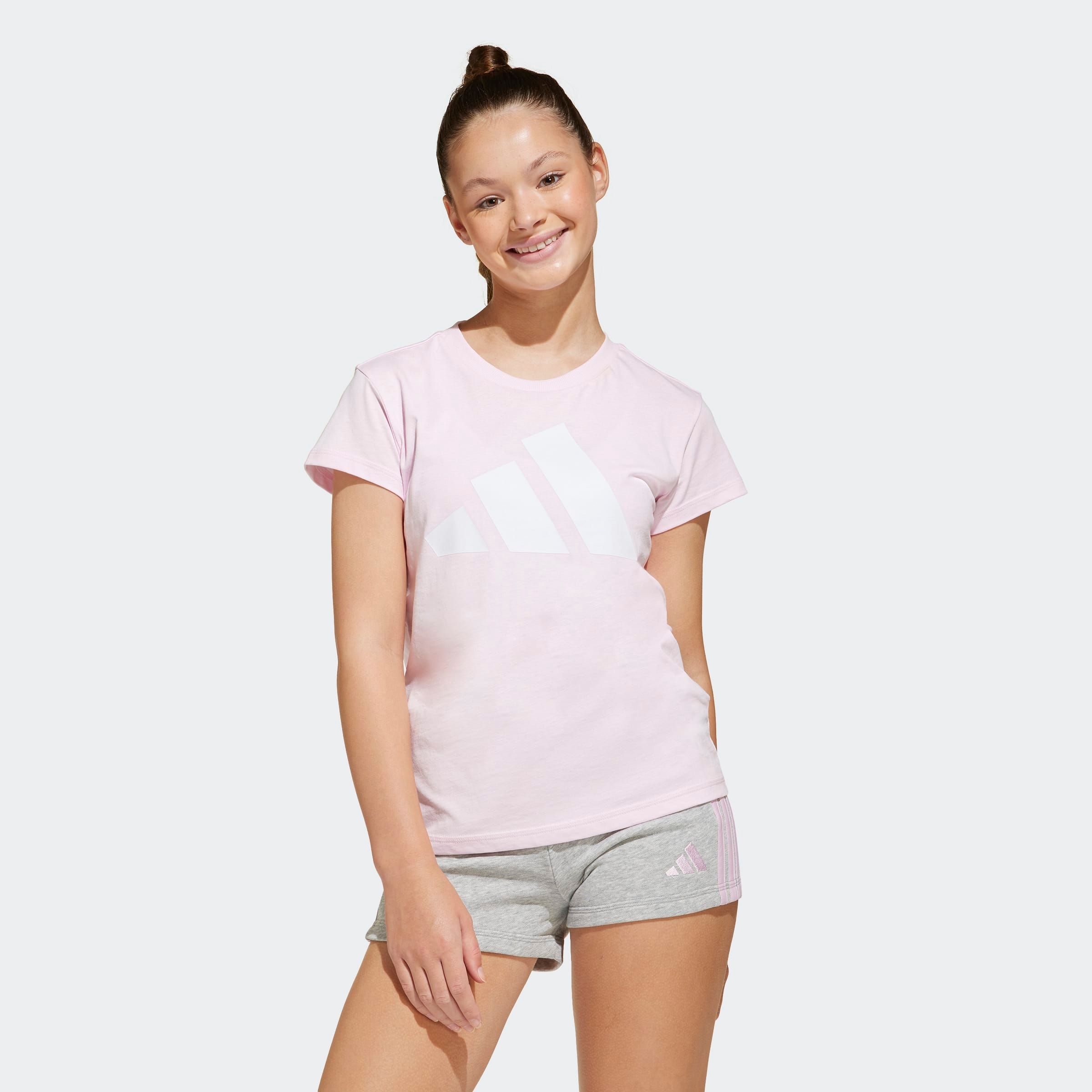 adidas Sportswear "ESSENTIALS KIDS" für Kinder, mit Rundhalsausschnitt, ohne Verschluss, aus Baumwolle