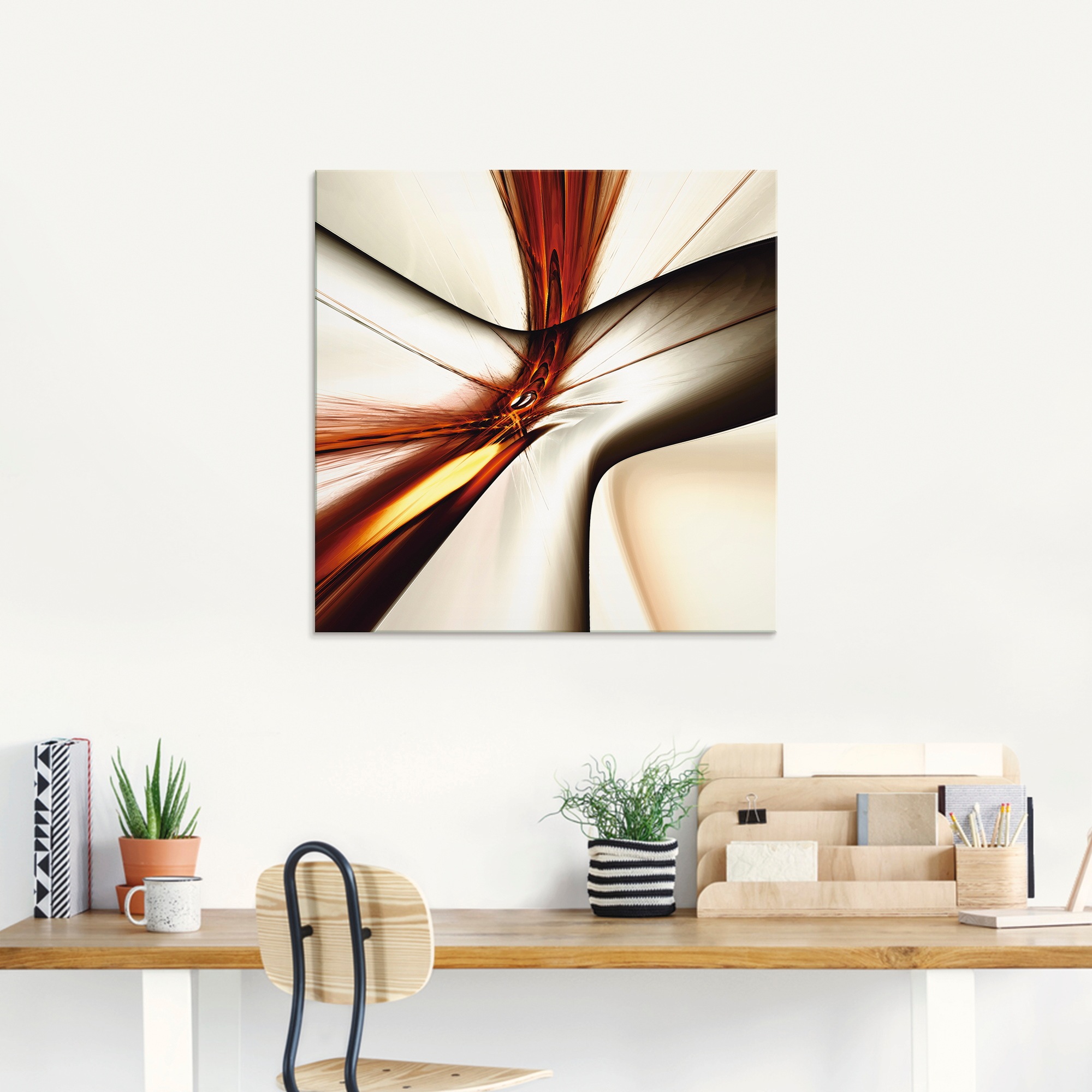 Artland Glasbild »Abstrakt modern«, Muster, (1 St.), in verschiedenen Größen
