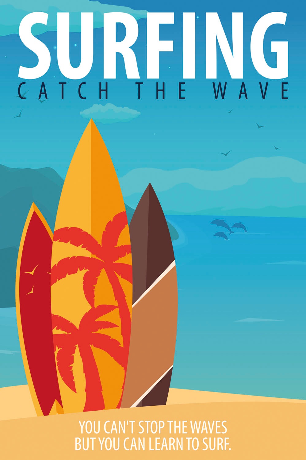 queence Metallbild "Catch the Wave", (1 St.), Stahlschilder günstig online kaufen