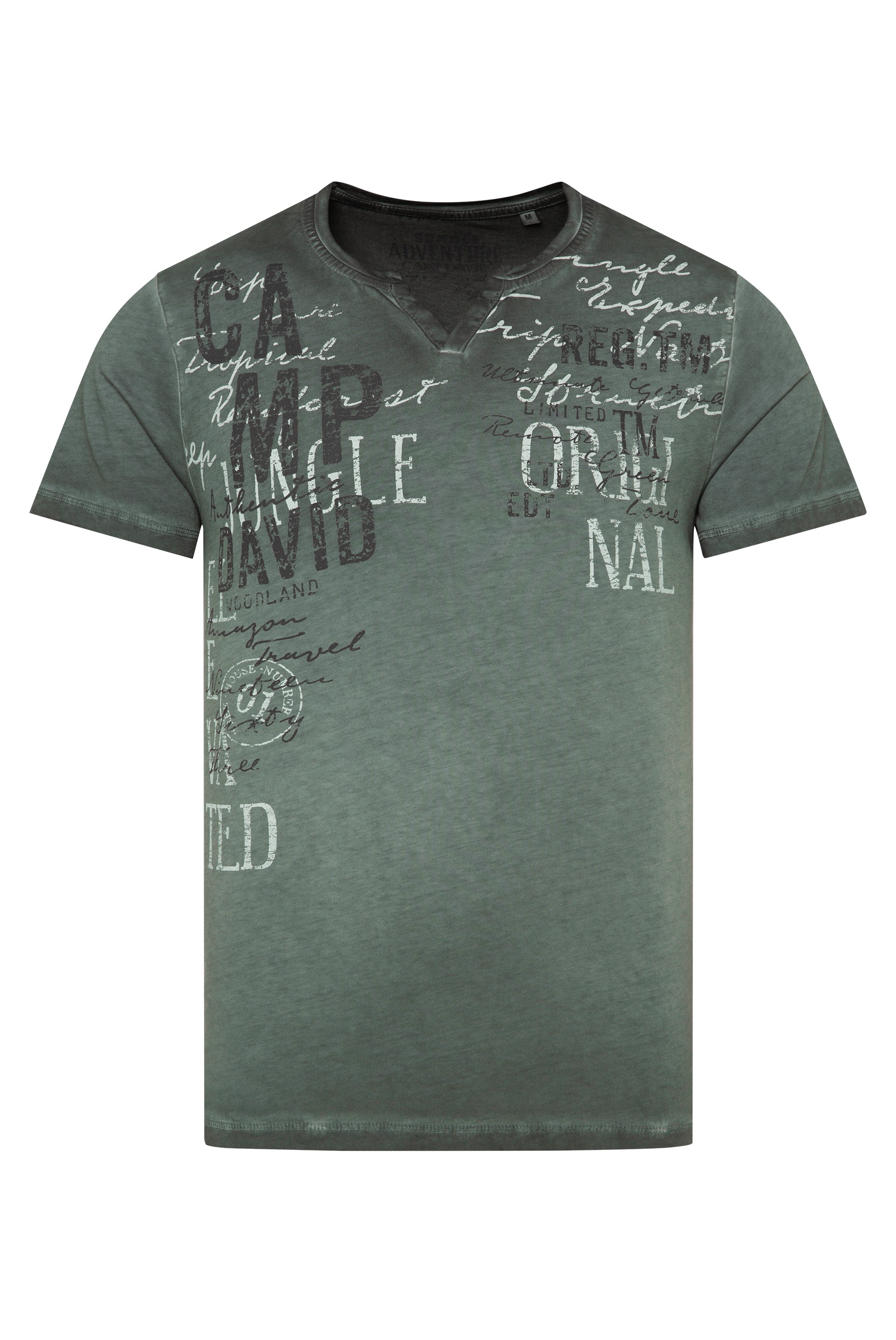 CAMP DAVID Rundhalsshirt, aus Baumwolle