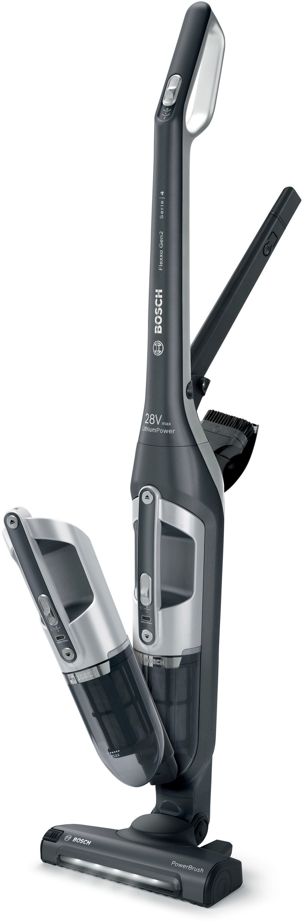 BOSCH Akku-Hand-und Stielstaubsauger "Flexxo Gen 2 Serie 4 BBH3P280" 28 V, günstig online kaufen
