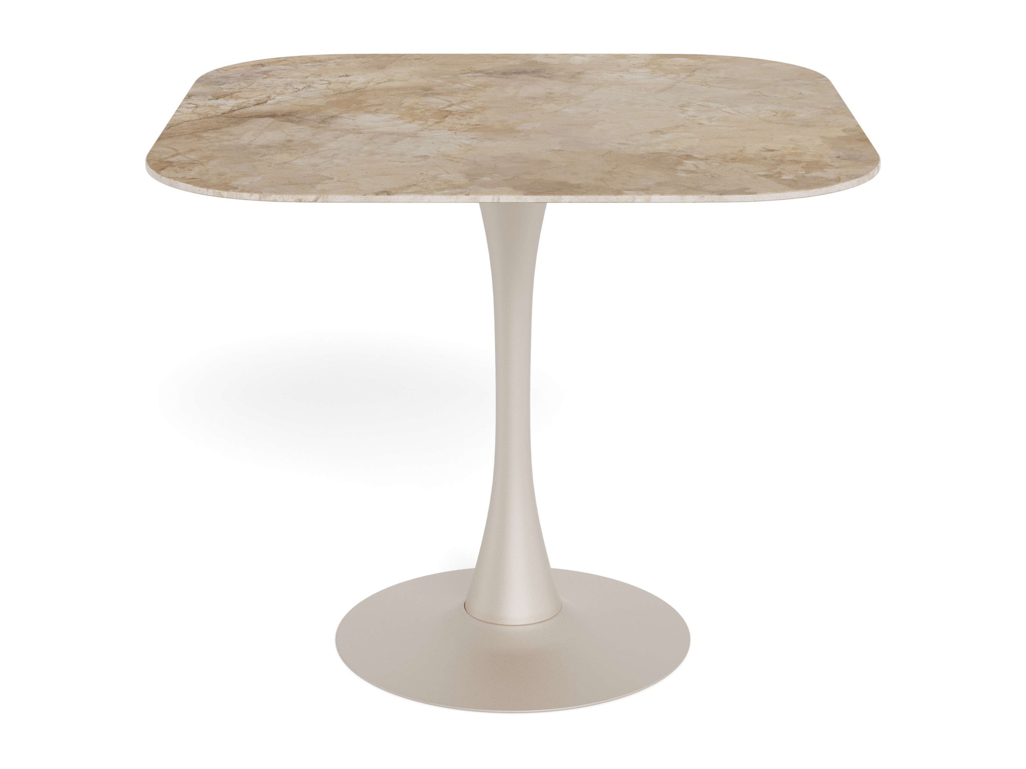 ACTONA GROUP Esstisch »Speisetisch« B/T/H: 90x90x75,  Tisch braun, polierte Keramiktischplatte