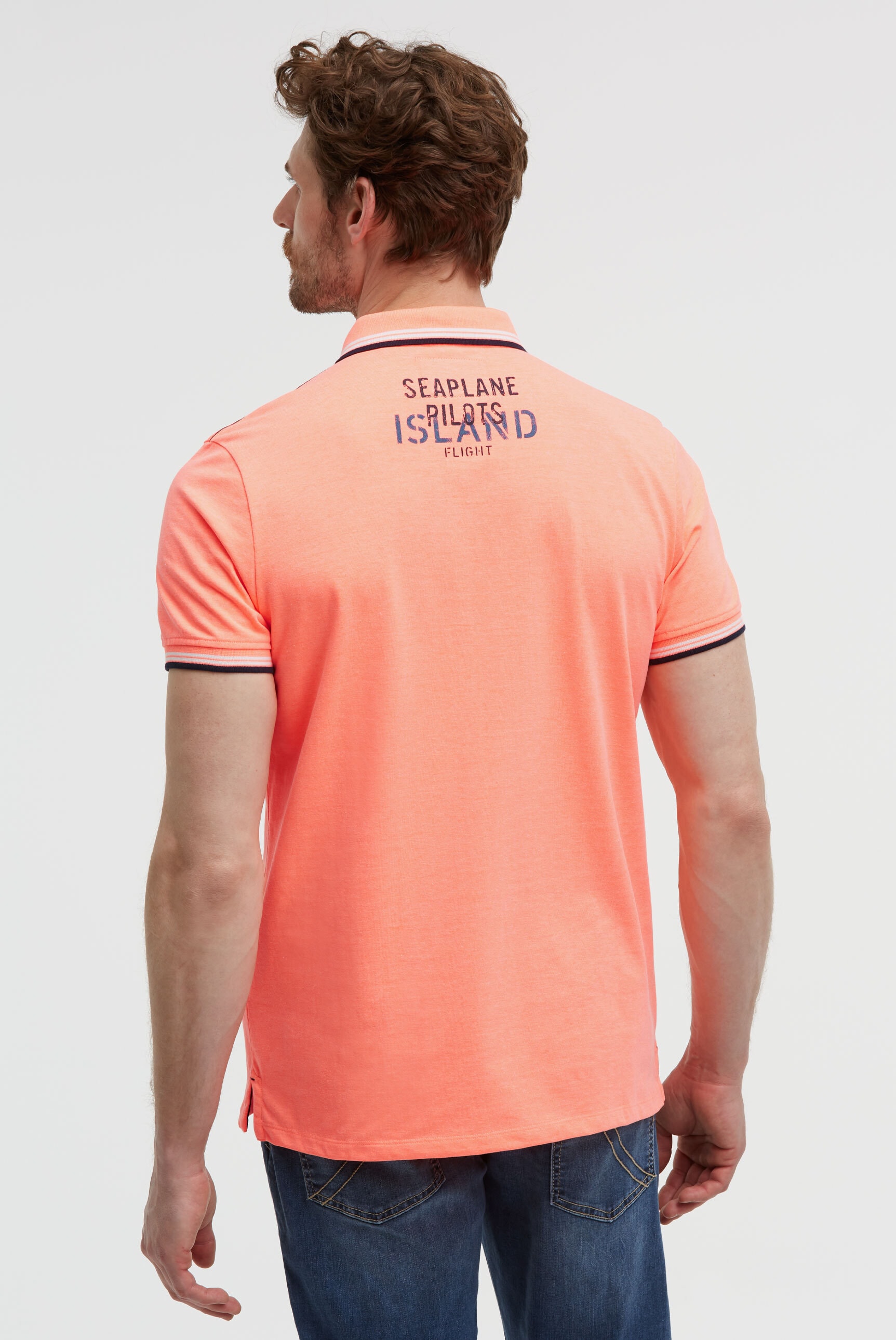 CAMP DAVID Poloshirt mit Baumwolle