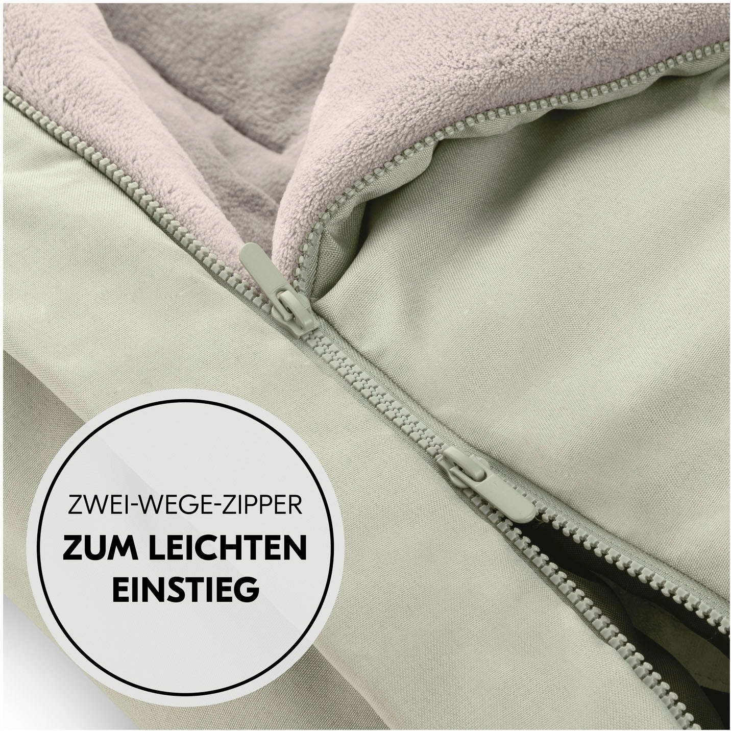 Hauck Fußsack »Pushchair Footmuff, Simba olive«