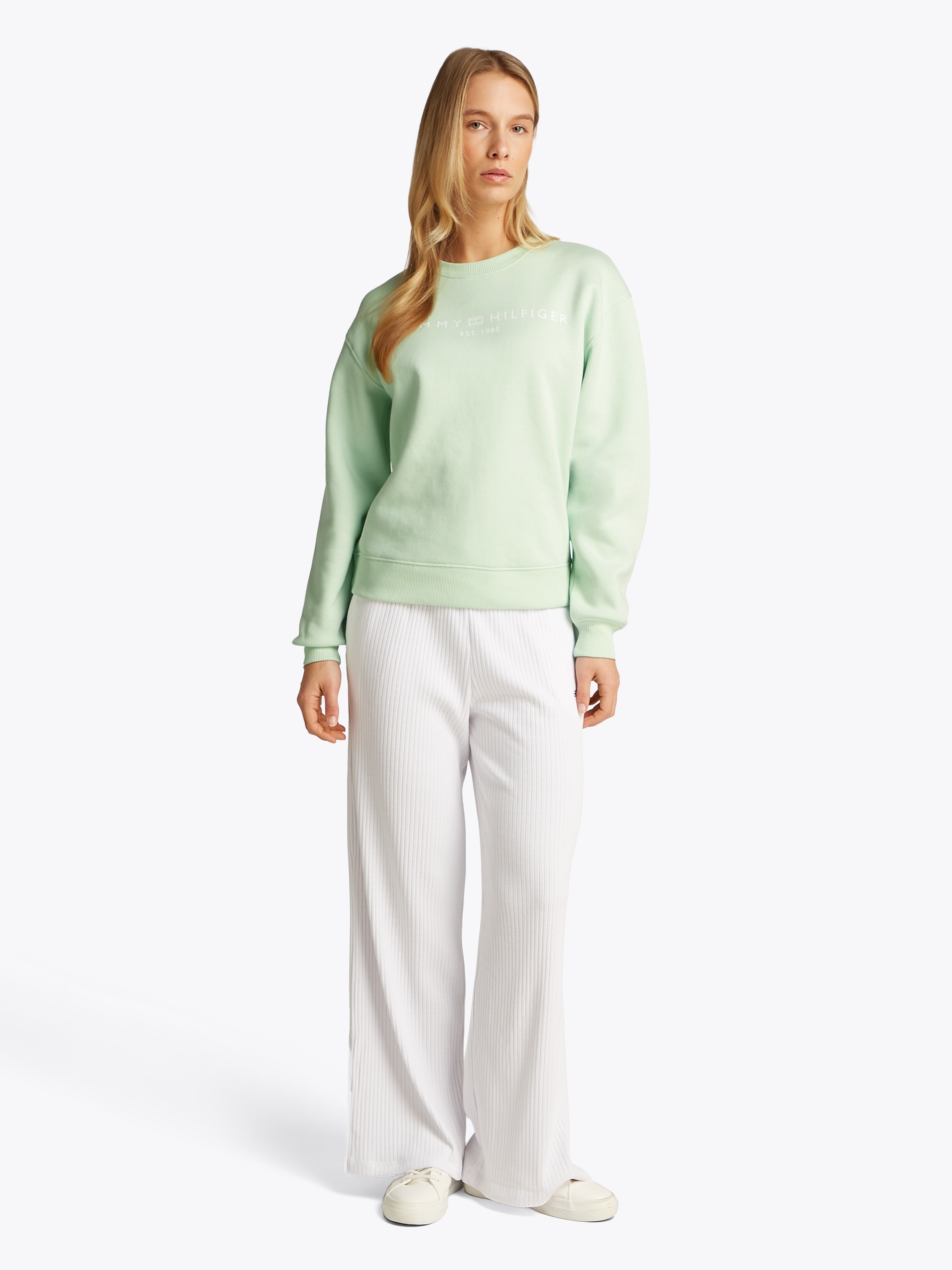 Thumbnail - Tommy Hilfiger Sweatshirt "MDRN REG CORP LOGO C-NK SWTSHRT", mit Logoschriftzug