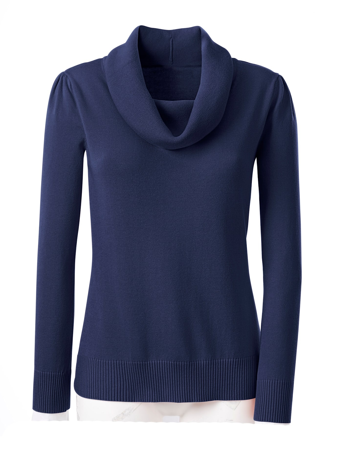Waterfall Pullover Women Blue 40 3
