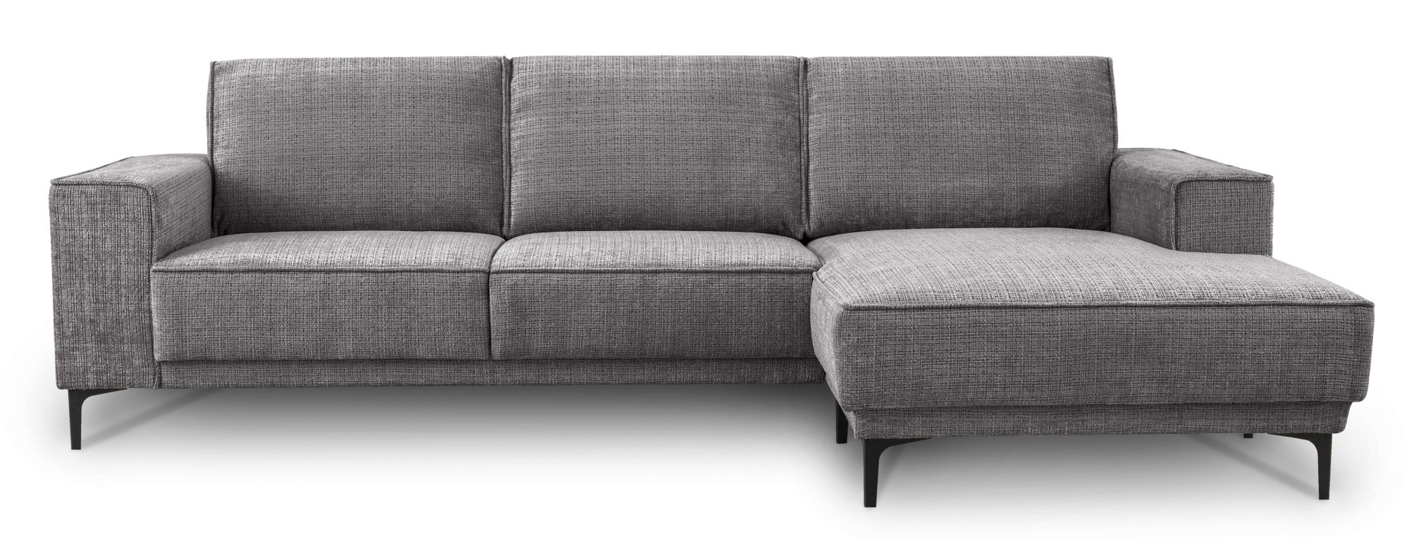 Places of Style Ecksofa "Polsterecke Oland, Struktur, Flachgewebe, Luxus-Mi günstig online kaufen