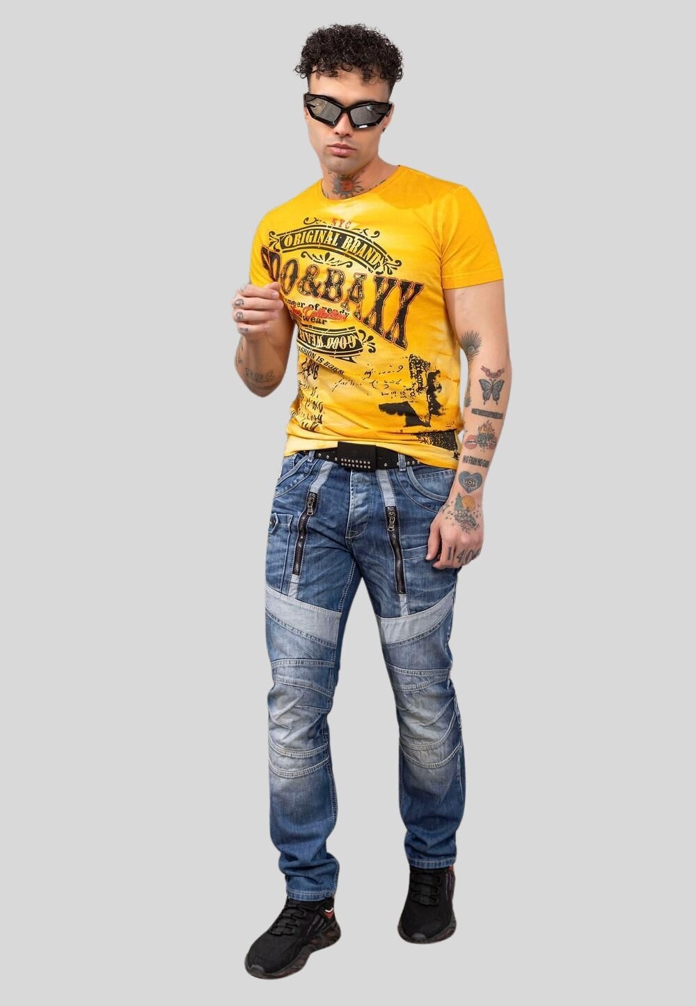Cipo & Baxx Straight-Jeans »JEANS«, in Straight-Fit