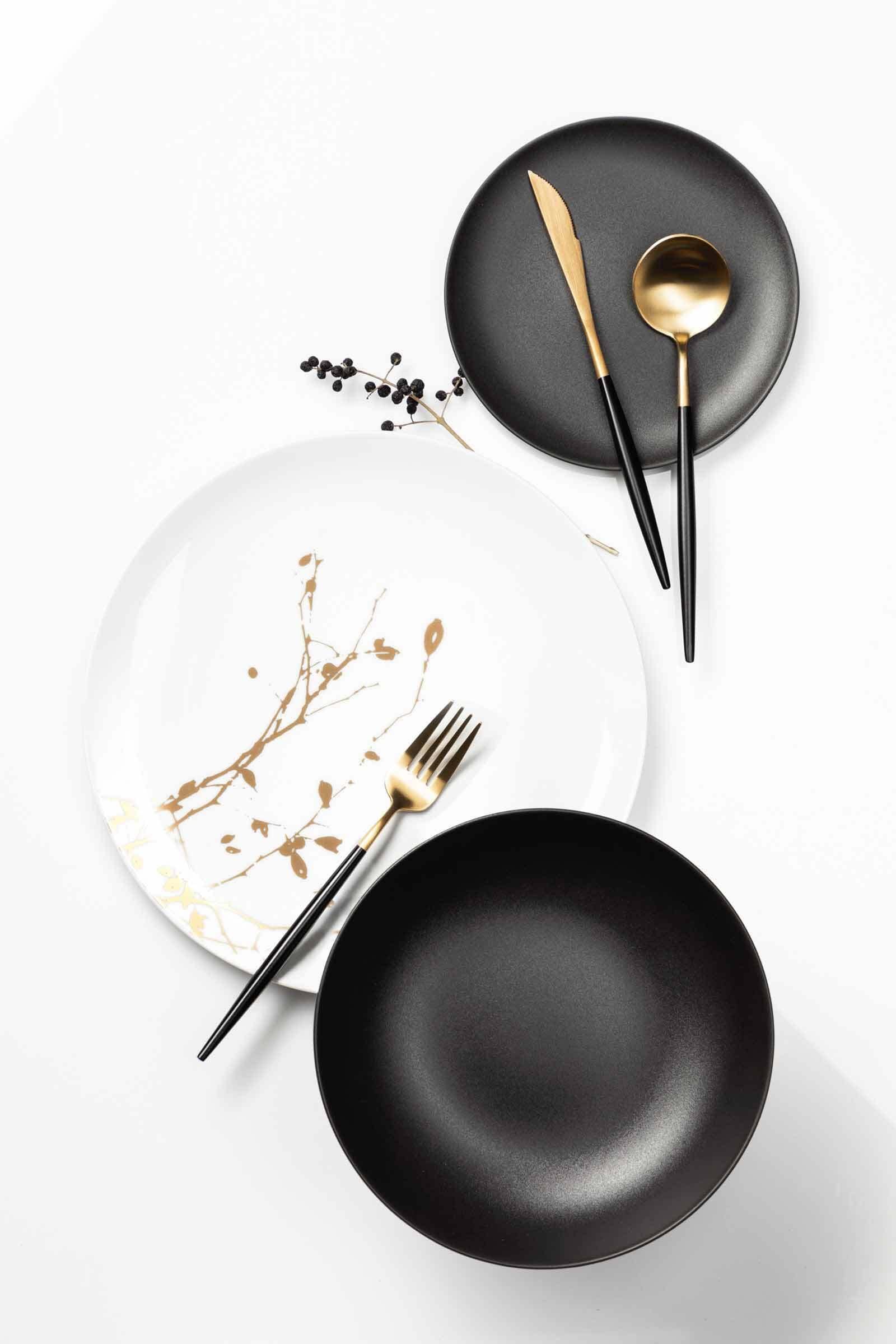 Seltmann Weiden Brotteller »Brotteller Liberty Velvet Black ø 17,7 cm 6er Set schwarz«