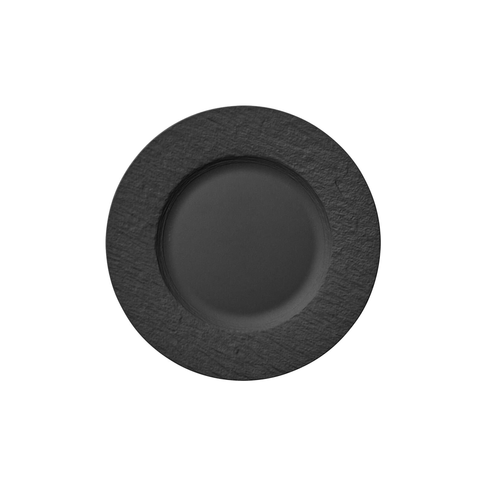 Villeroy & Boch Frühstücksteller »Frühstücksteller Manufacture Rock ø 22.0 cm 6er Set schwarz«