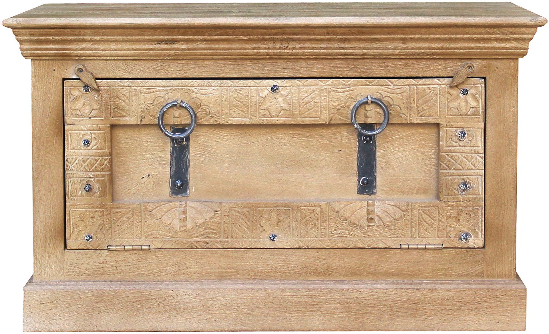 SIT Schuhschrank "Daipur Schuhbank Bank" geschnitzte Verzierungen günstig online kaufen