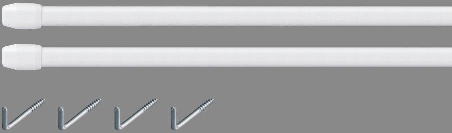 Good Life Vitragenstange "Vita" Ø 11 mm 1 läufig-läufig ausziehbar;Endstück günstig online kaufen