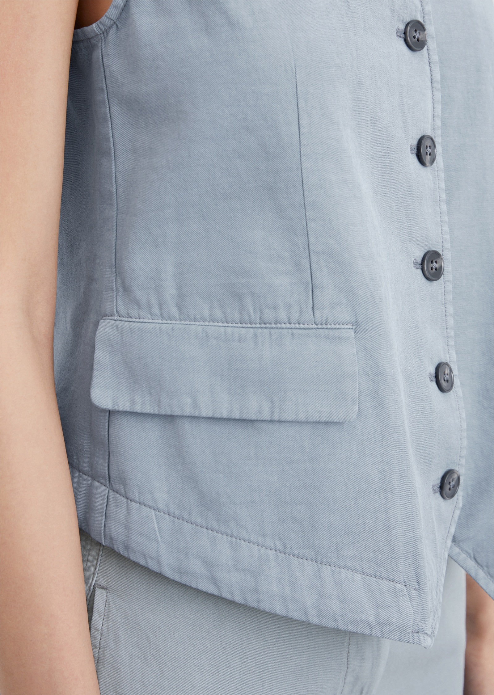 Marc O'Polo Anzugweste »aus Organic-Cotton-Leinen-Mix«