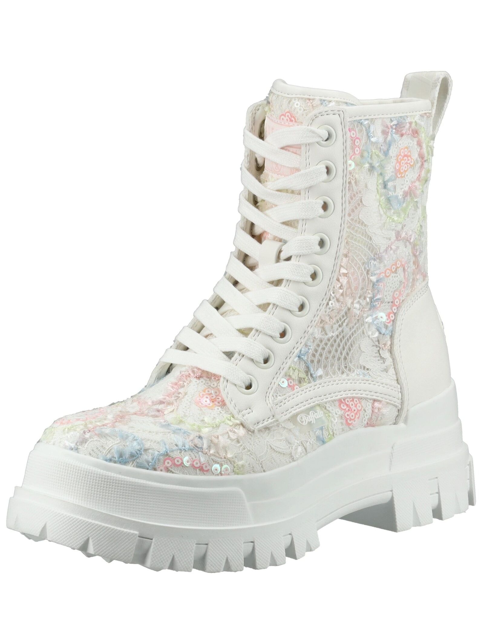 Buffalo Schnürstiefelette "Buffalo Stiefelette Lederimitat" günstig online kaufen