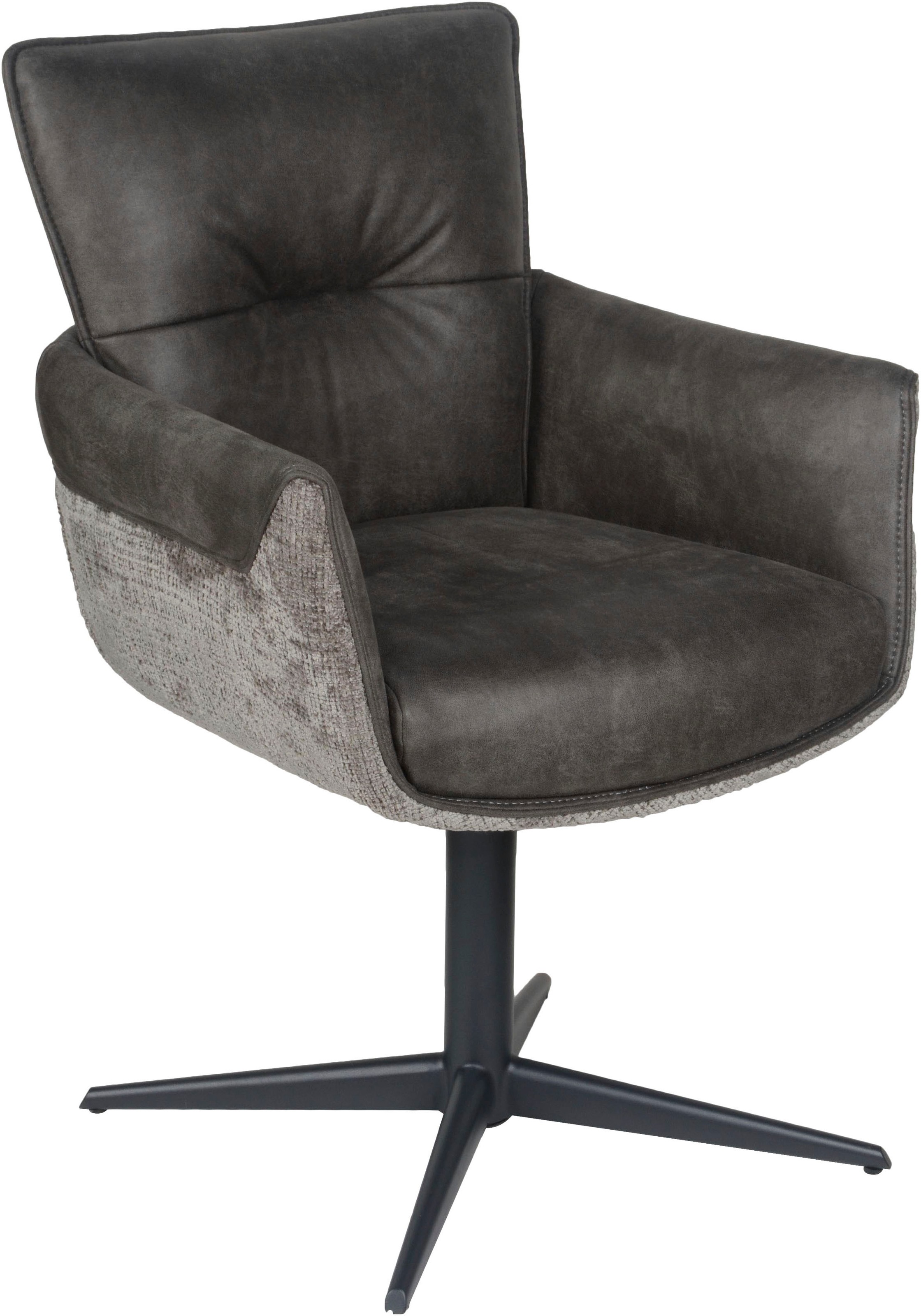 Home affaire Esszimmerstuhl "Milano" (Set) 2 Stk.Drehstuhl Milano grey günstig online kaufen