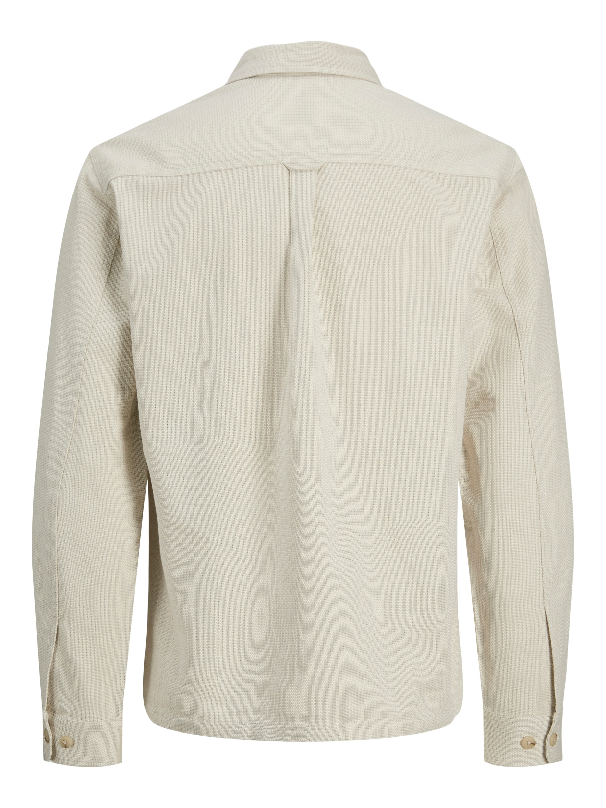 Jack & Jones Langarmhemd »JPRBLURAYLE LINEN BL. SOLID LS SHIRT SN«