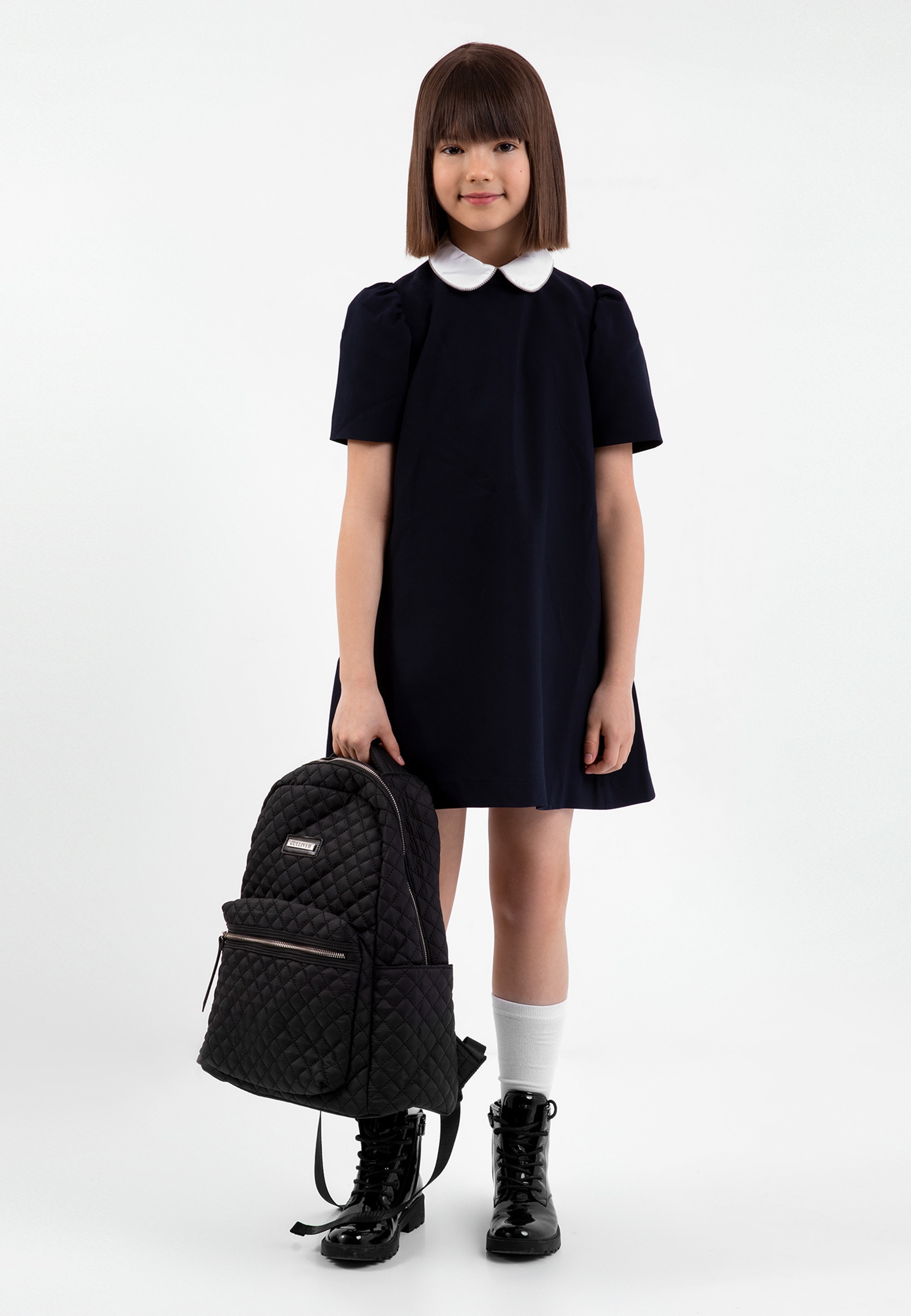 Kontrastkragen bestellen mit | Jerseykleid, Gulliver BAUR online