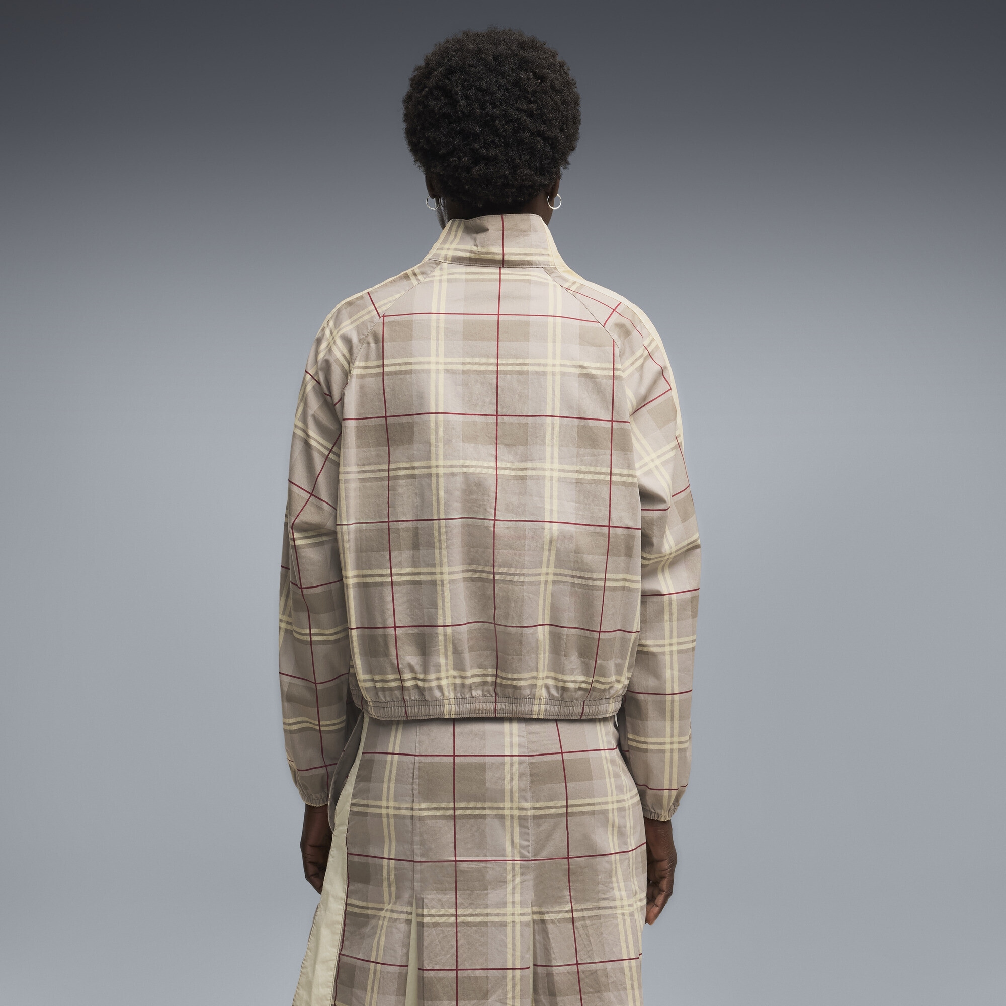 PUMA Trainingsjacke »T7 Relaxed Tartan-Jacke Damen«