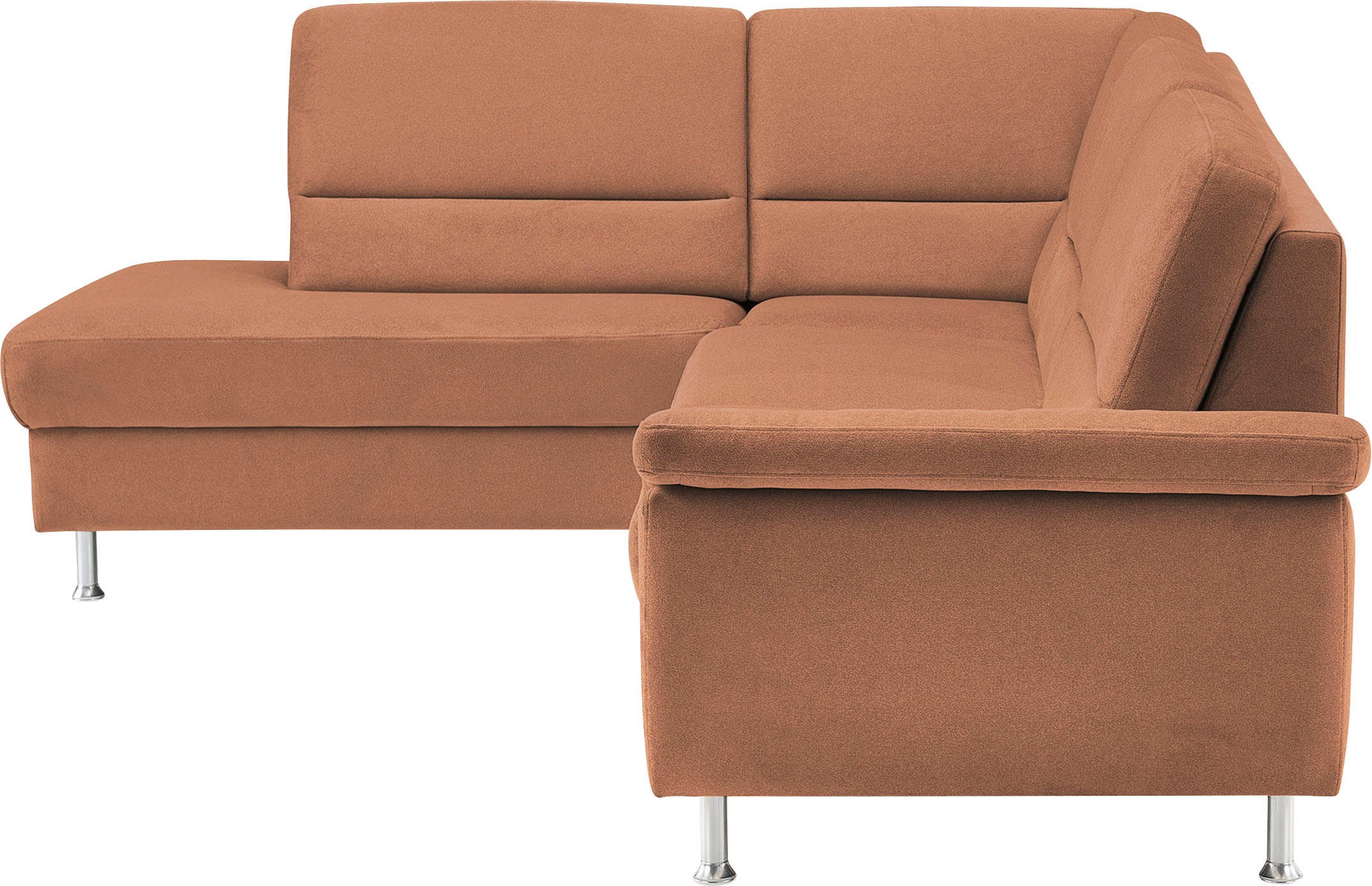 CALIZZA INTERIORS Ecksofa »Onyx L-Form«, Ottomane links oder rechts, wahlweise mit Bettfunktion, Breite 257 cm