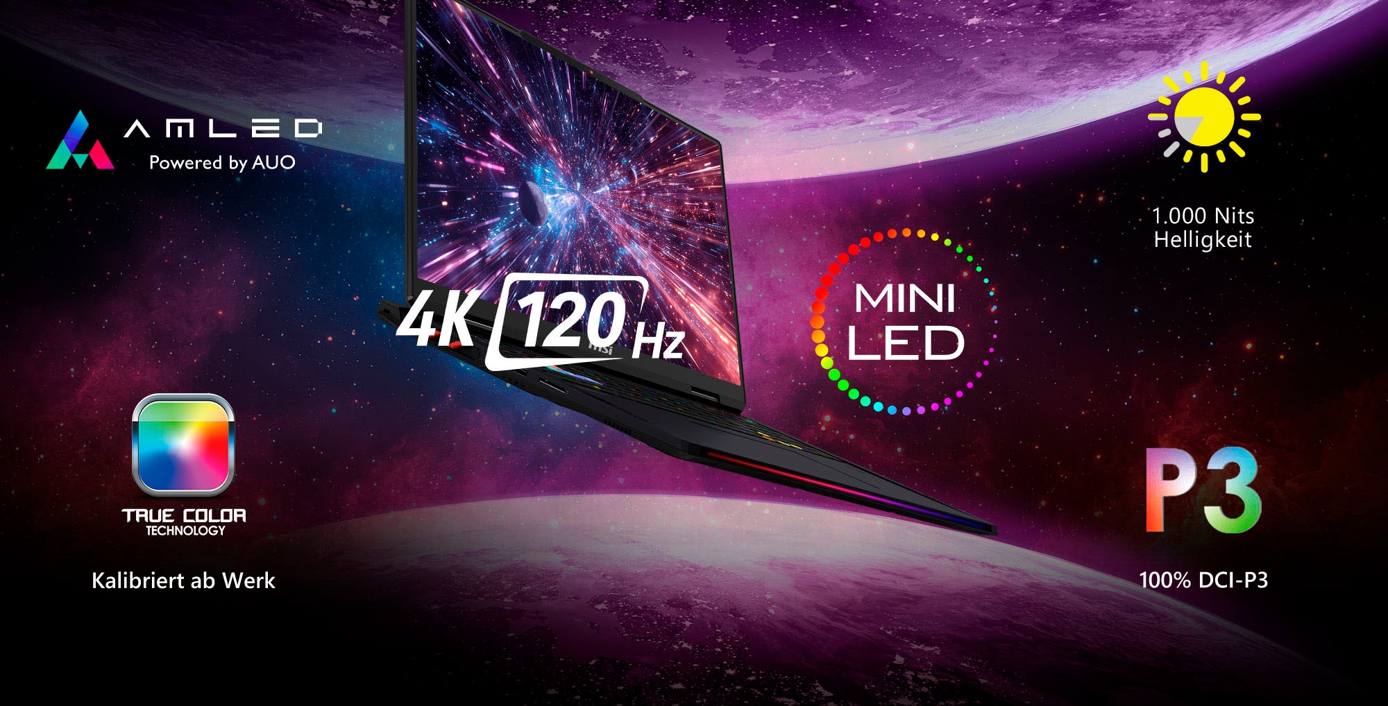 MSI Gaming-Notebook »Raider 18 HX AI A2XWJG-074«, 45,8 cm, / 18 Zoll, Intel, Core Ultra 9, GeForce RTX 5090, 2 GB SSD