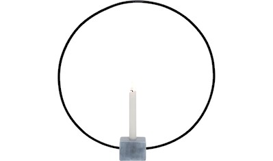 BOLTZE Kerzenhalter »Congo«, rund, mit Sockel in Beton-Optik kaufen