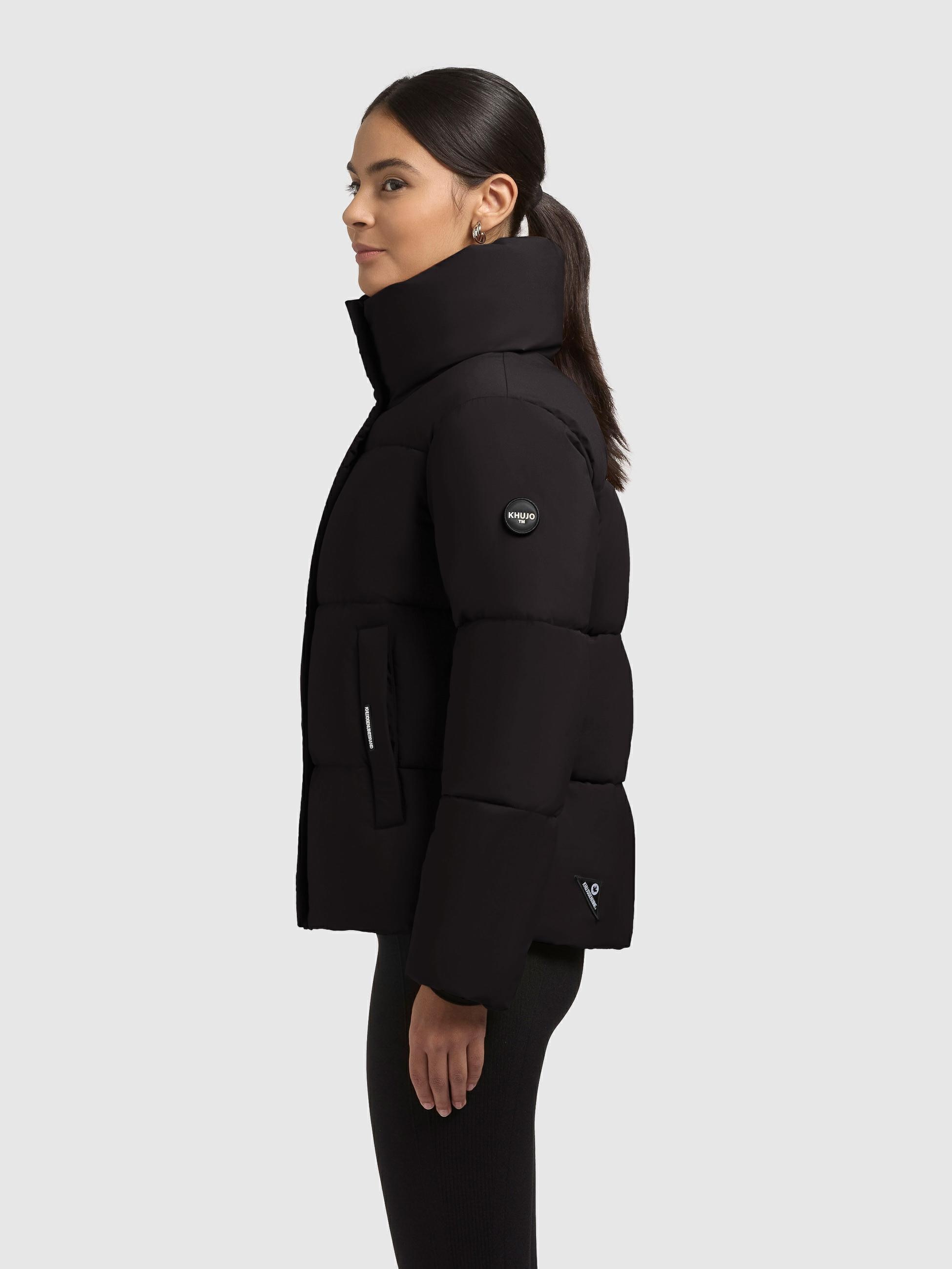 khujo Winterjacke »Rinja2 Matt« ohne Kapuze Warme Steppjacke mit hohem Kragen