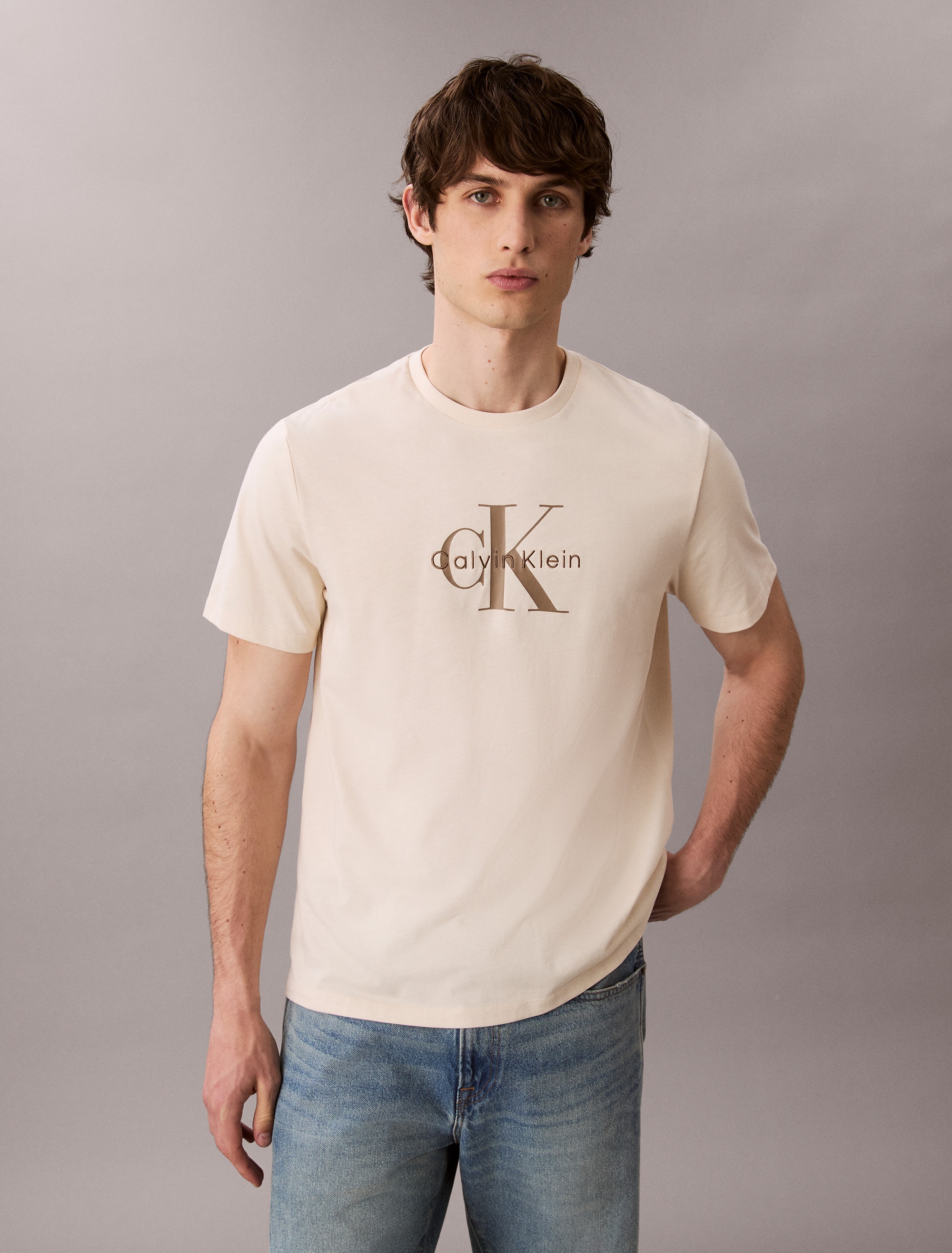 Calvin Klein Jeans T-Shirt "SS Hero Monologo Tee 20s", Mit Rundhalsausschni günstig online kaufen