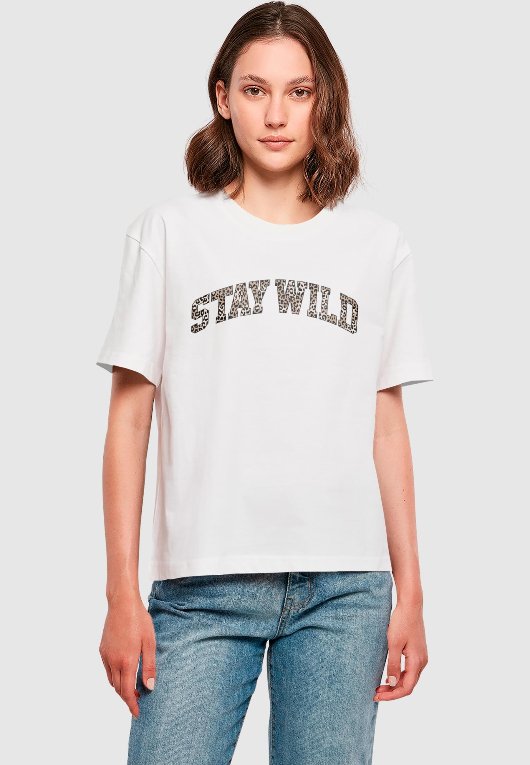 Miss Tee T-Shirt »Miss Tee Stay Wild Leo Tee« 1 Stk.