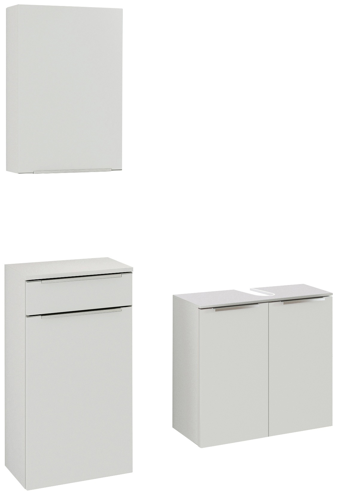 welltime Badmöbel-Set "Matera" 3 Stk. tlg. mit Softclose-Funktion günstig online kaufen